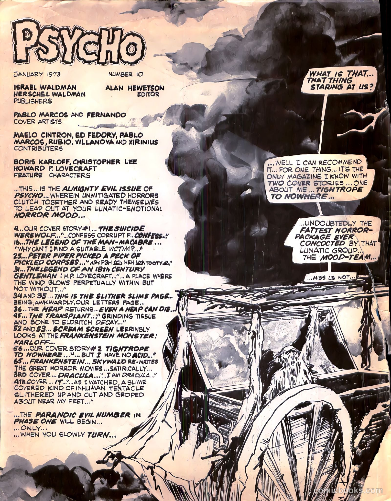 Psycho #10 (1973) — page 3 of 69