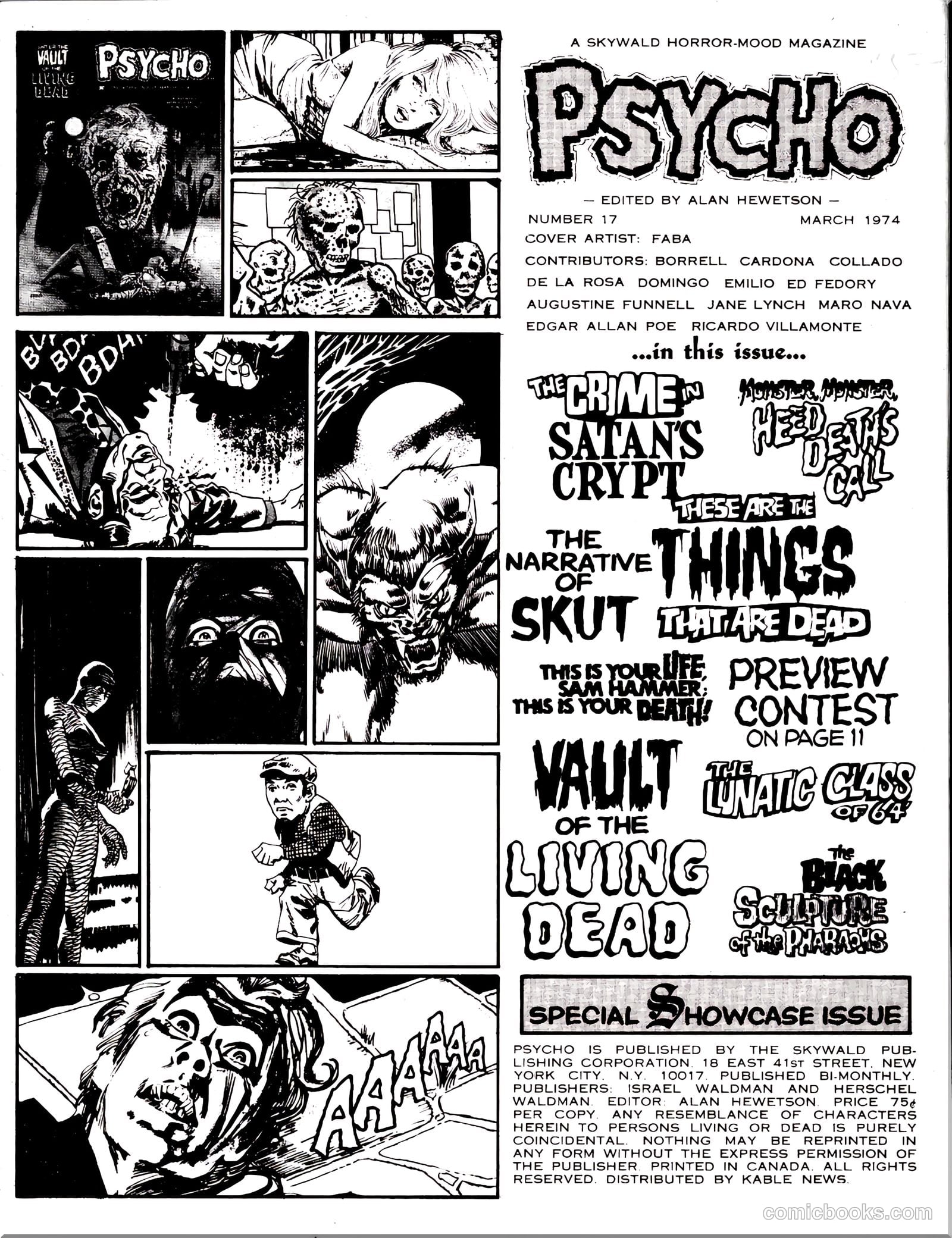 Psycho #17 (1974) — page 3 of 65