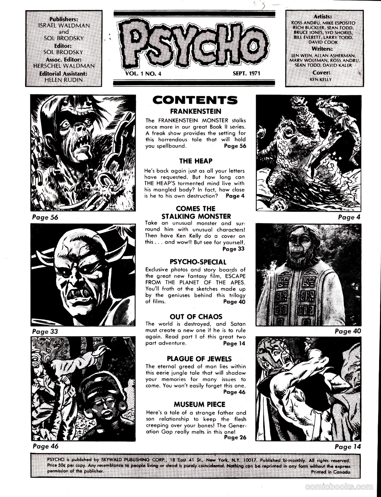 Psycho #4 (1971) — page 4 of 69