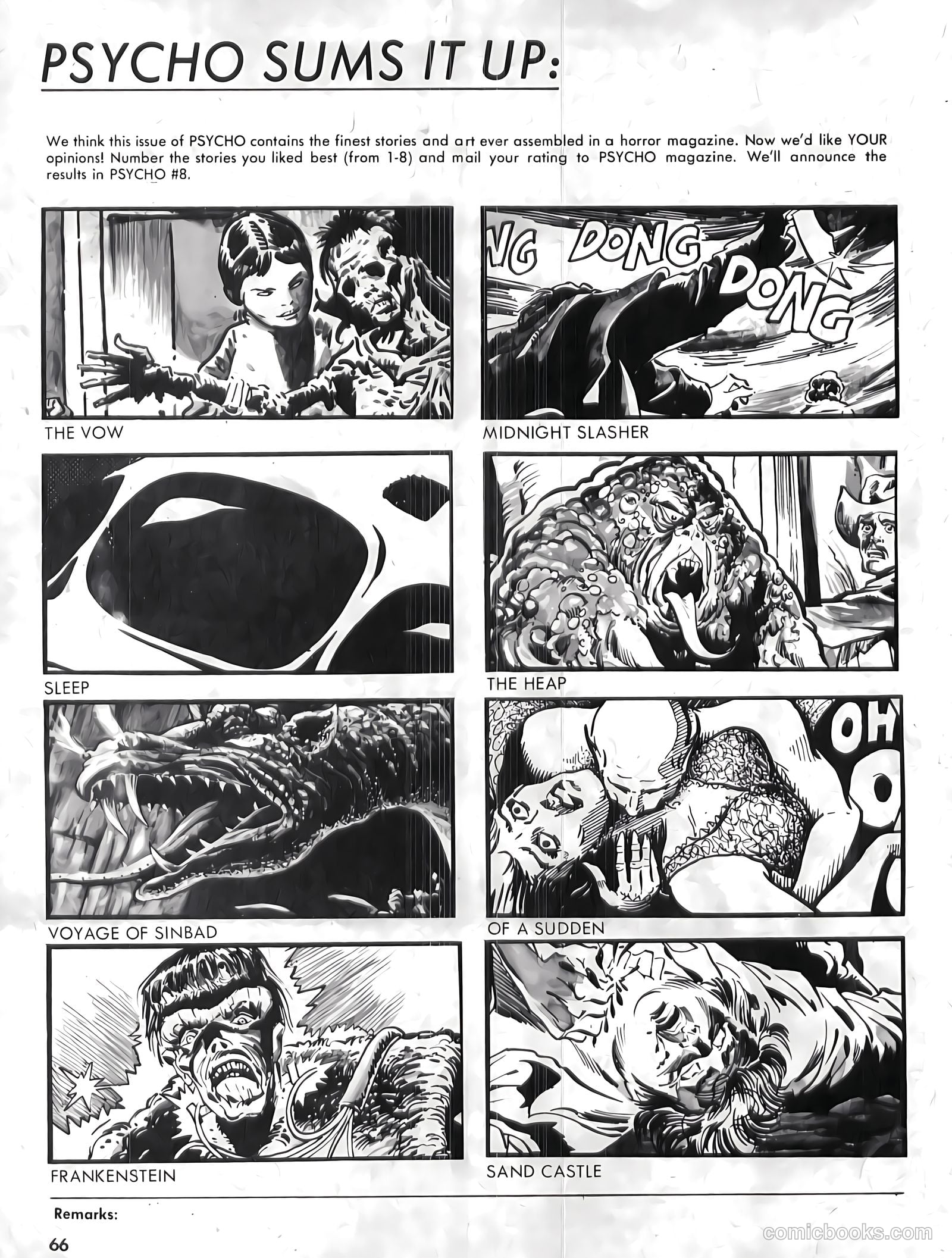 Psycho #6 (1972) — page 66 of 68