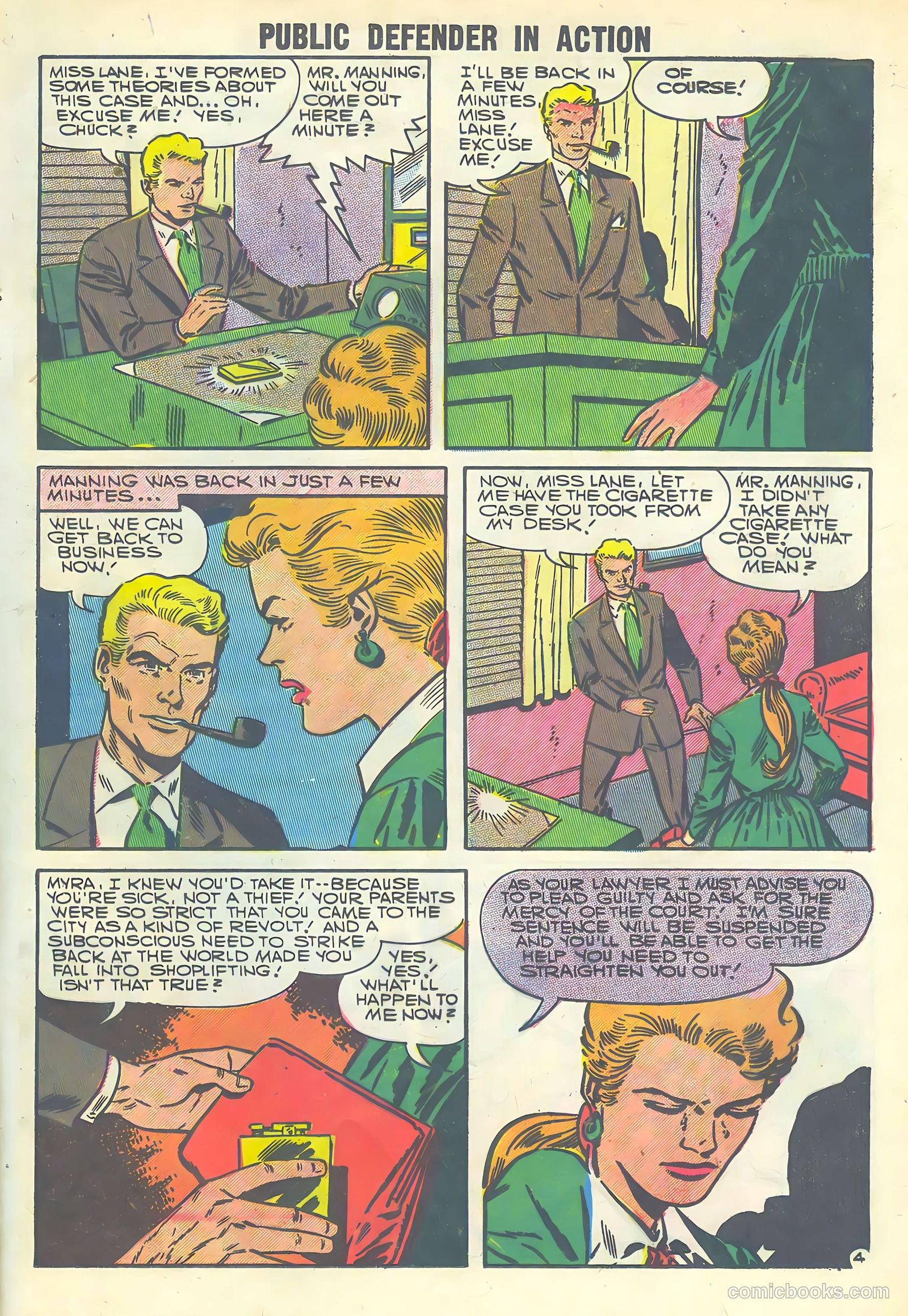 Public Defender in Action #10 (1957) — page 13 of 36