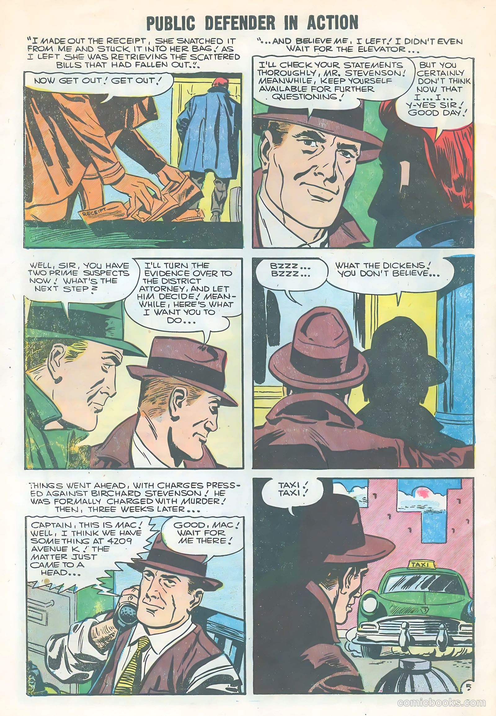 Public Defender in Action #12 (1957) — page 32 of 36