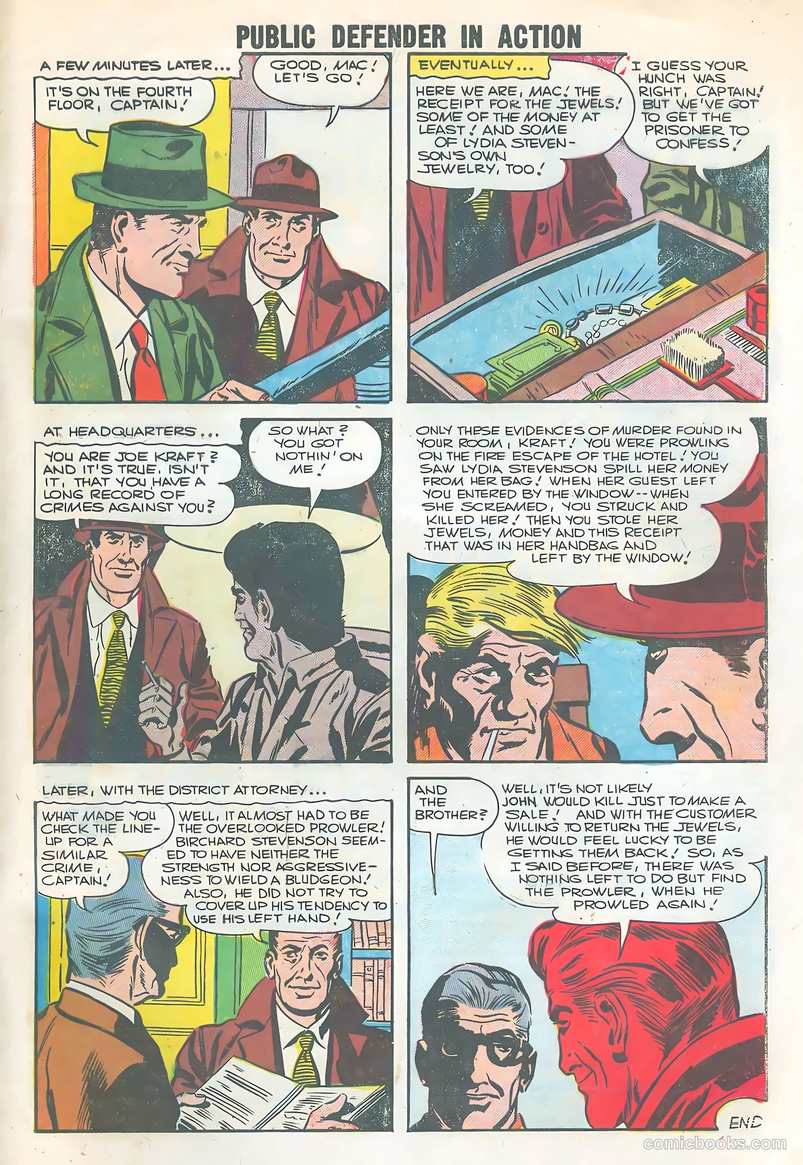 Public Defender in Action #12 (1957) — page 33 of 36