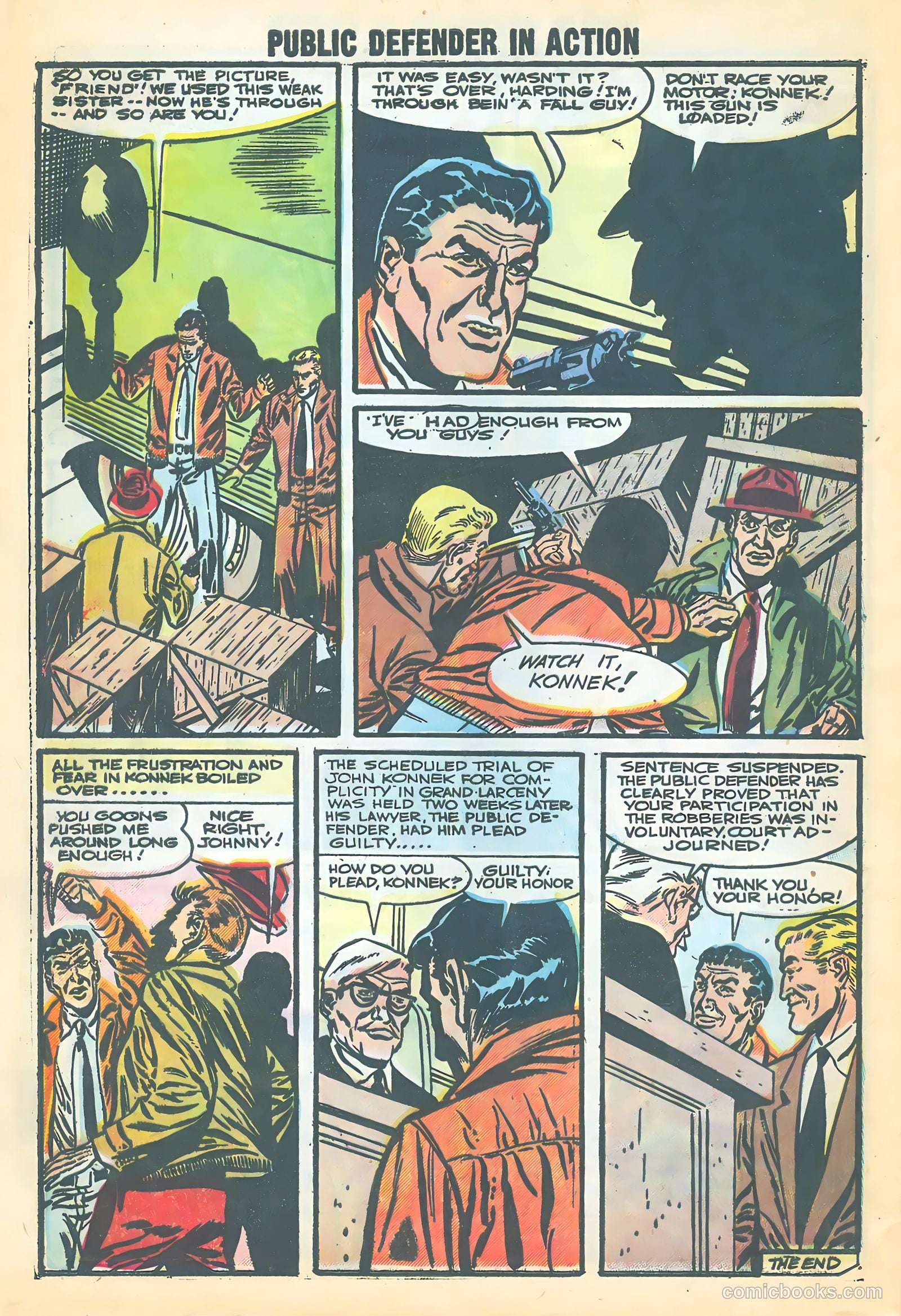 Public Defender in Action #7 (1956) — page 28 of 36