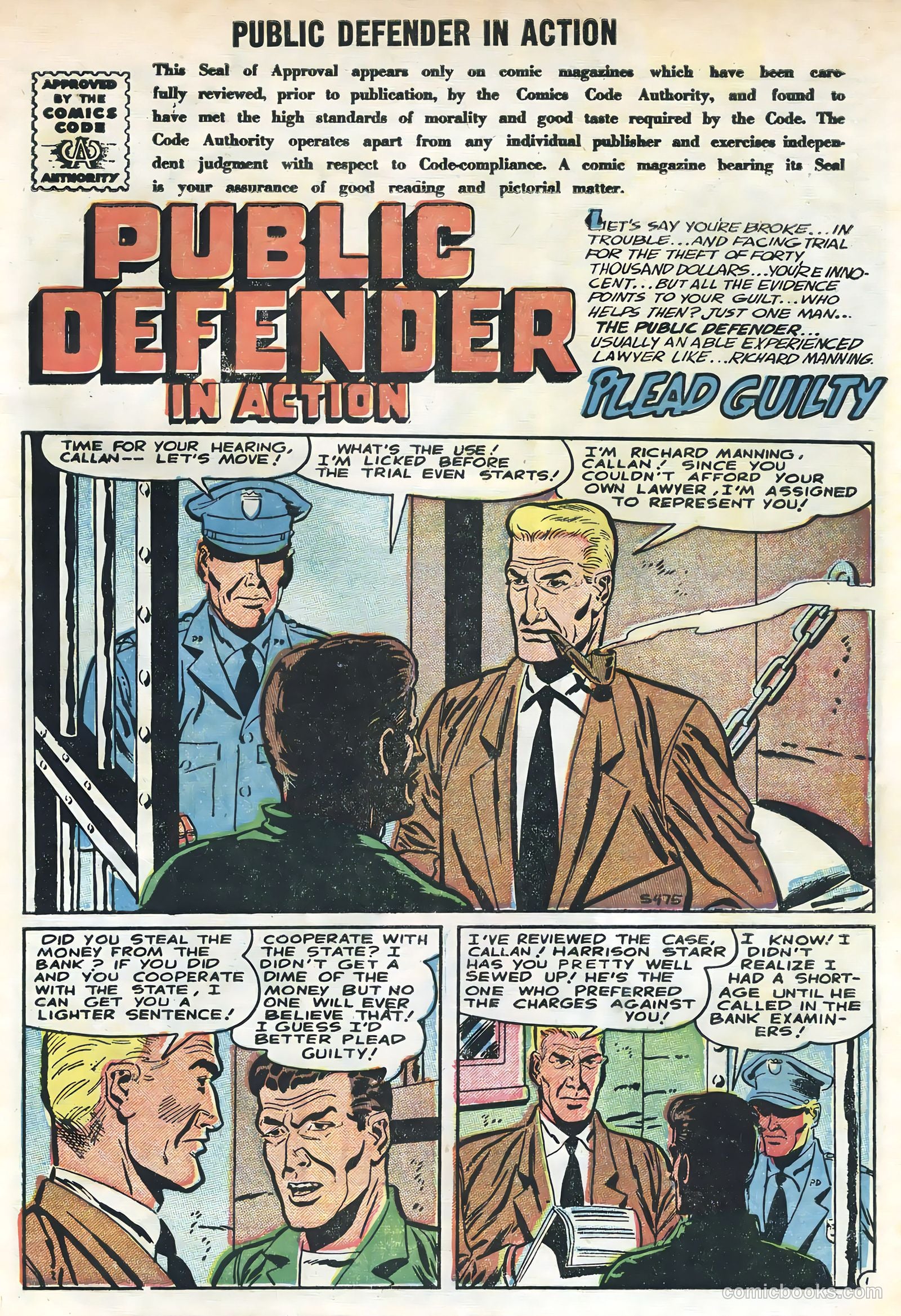 Public Defender in Action #8 (1956) — page 3 of 36