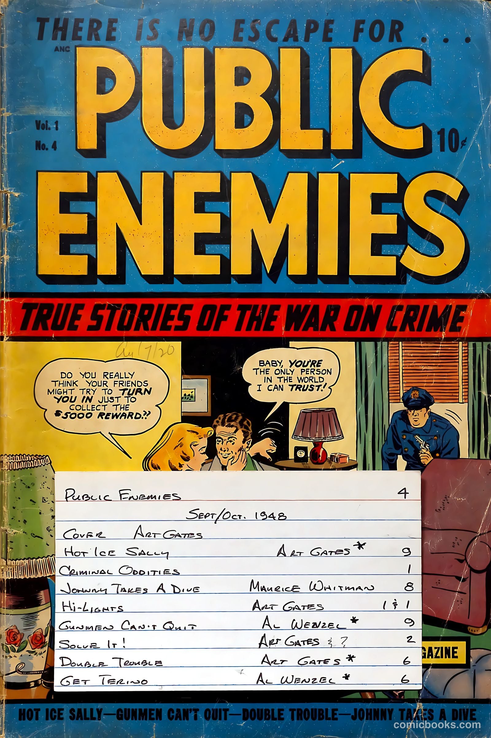 Public Enemies #4 (1948) — page 53 of 53