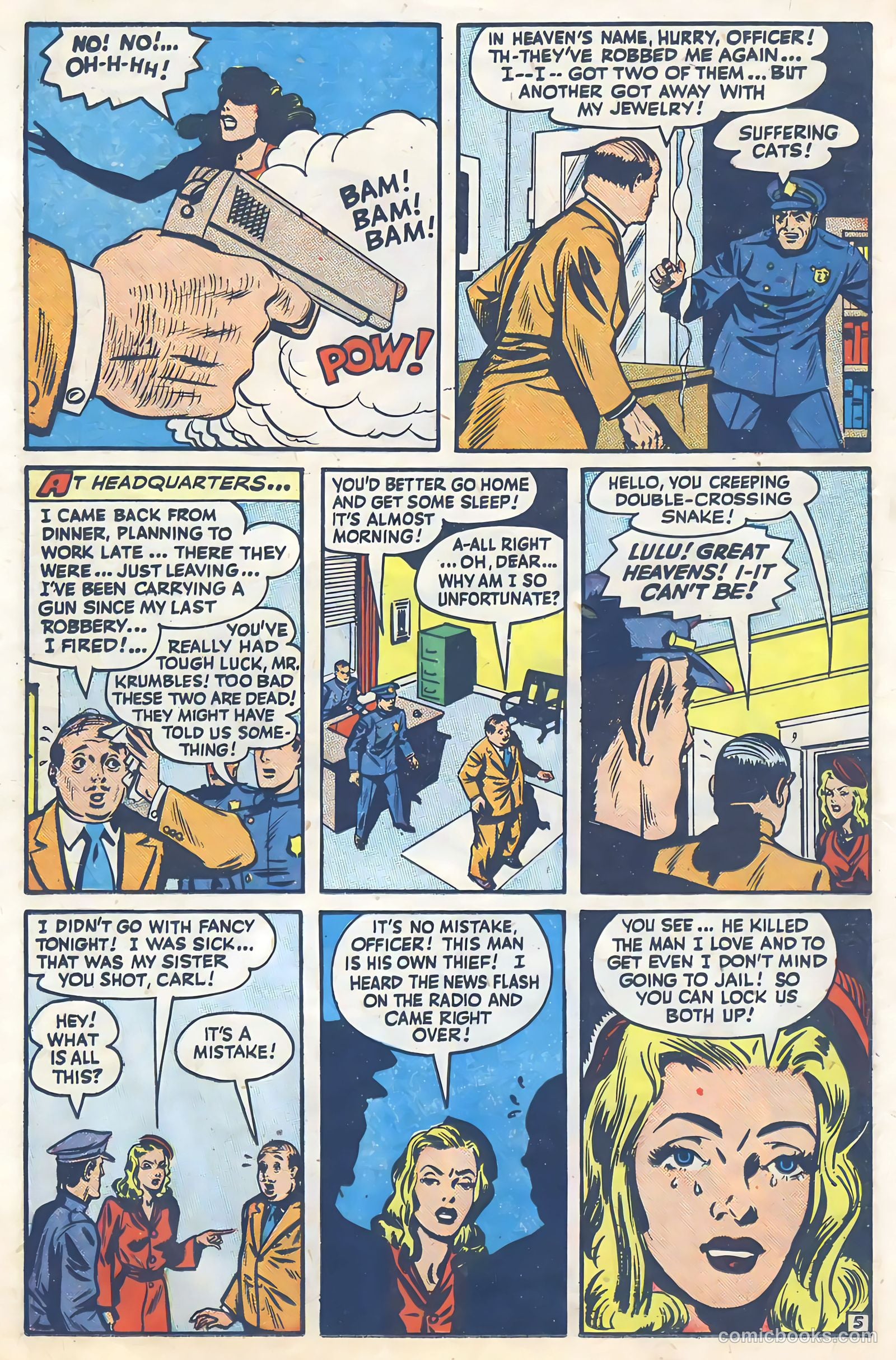 Public Enemies #5 (1948) — page 34 of 52