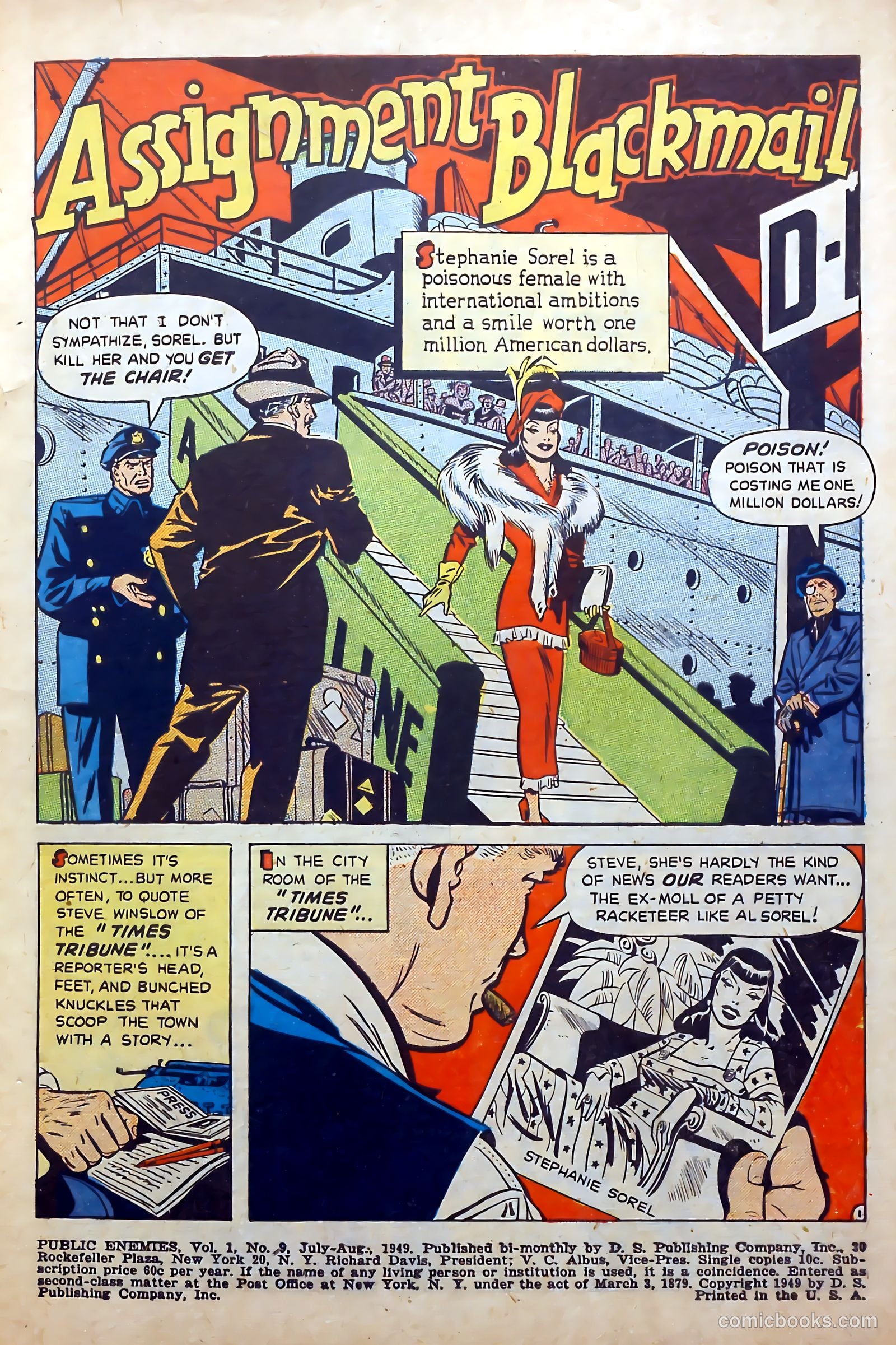 Public Enemies #9 (1949) — page 3 of 52