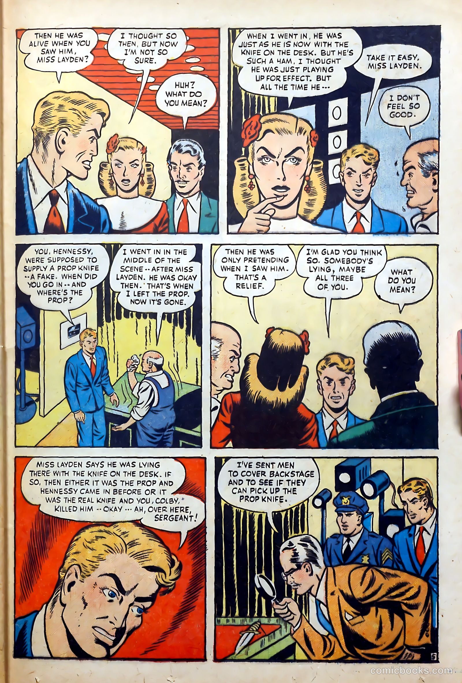 Public Enemies #9 (1949) — page 37 of 52