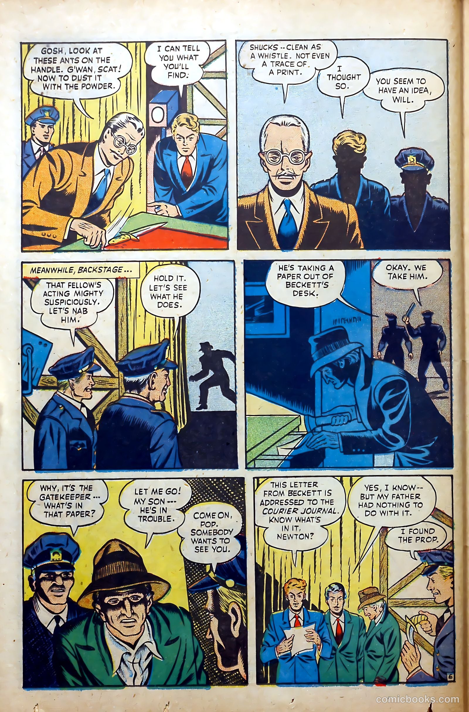 Public Enemies #9 (1949) — page 38 of 52