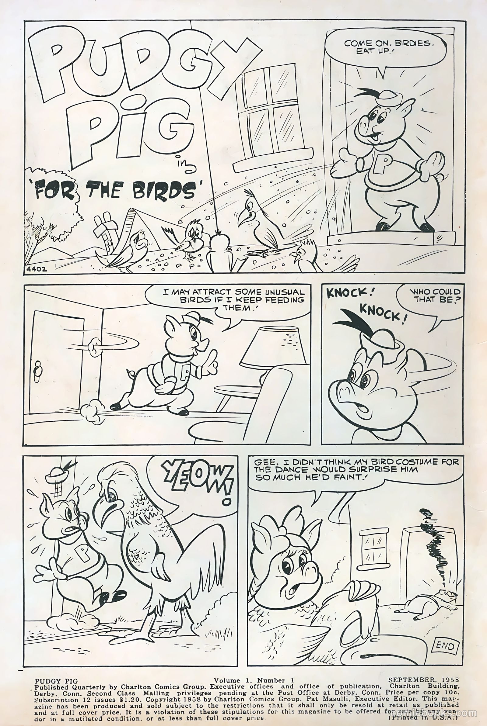 Pudgy Pig #1 (1958) — page 2 of 36