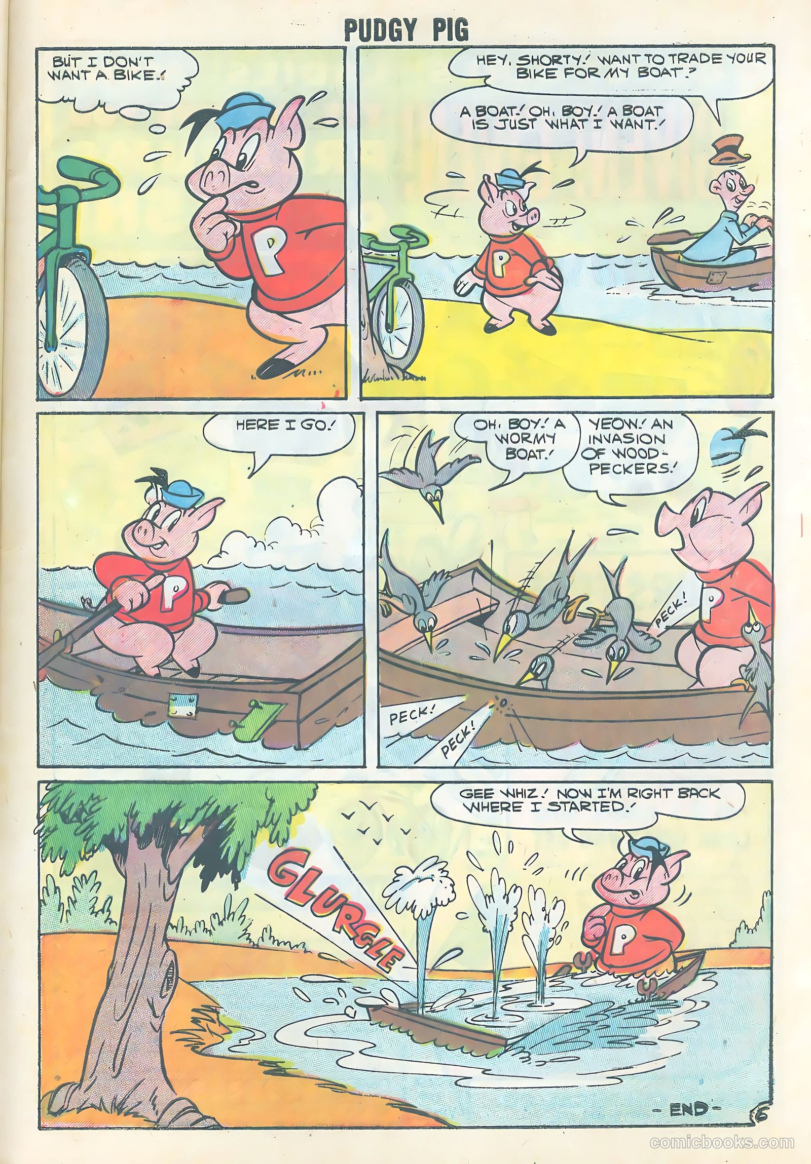 Pudgy Pig #1 (1958) — page 33 of 36