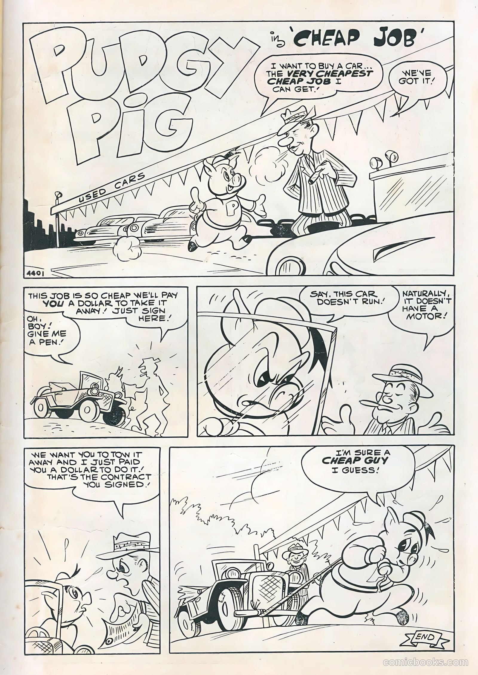 Pudgy Pig #1 (1958) — page 35 of 36