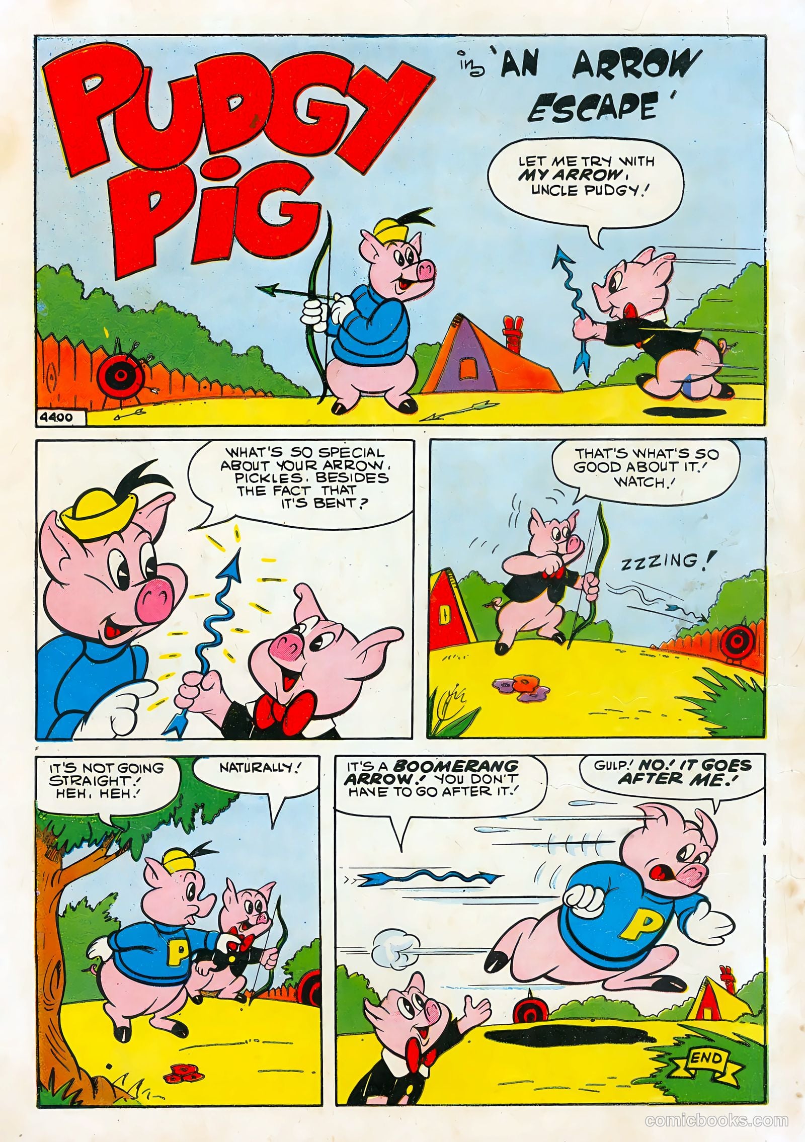 Pudgy Pig #1 (1958) — page 36 of 36