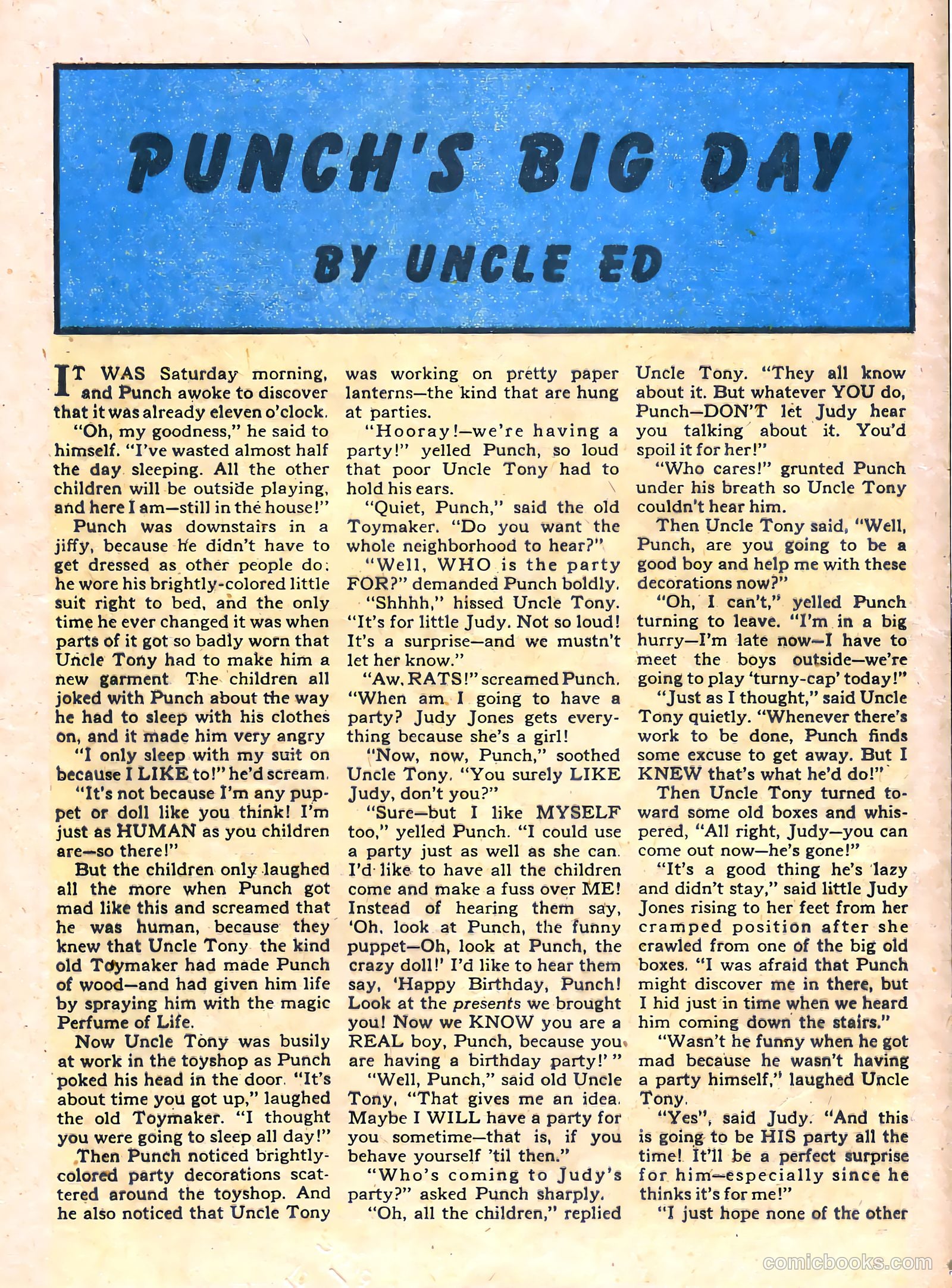 Punch and Judy Comics #2 (1946) — page 34 of 52