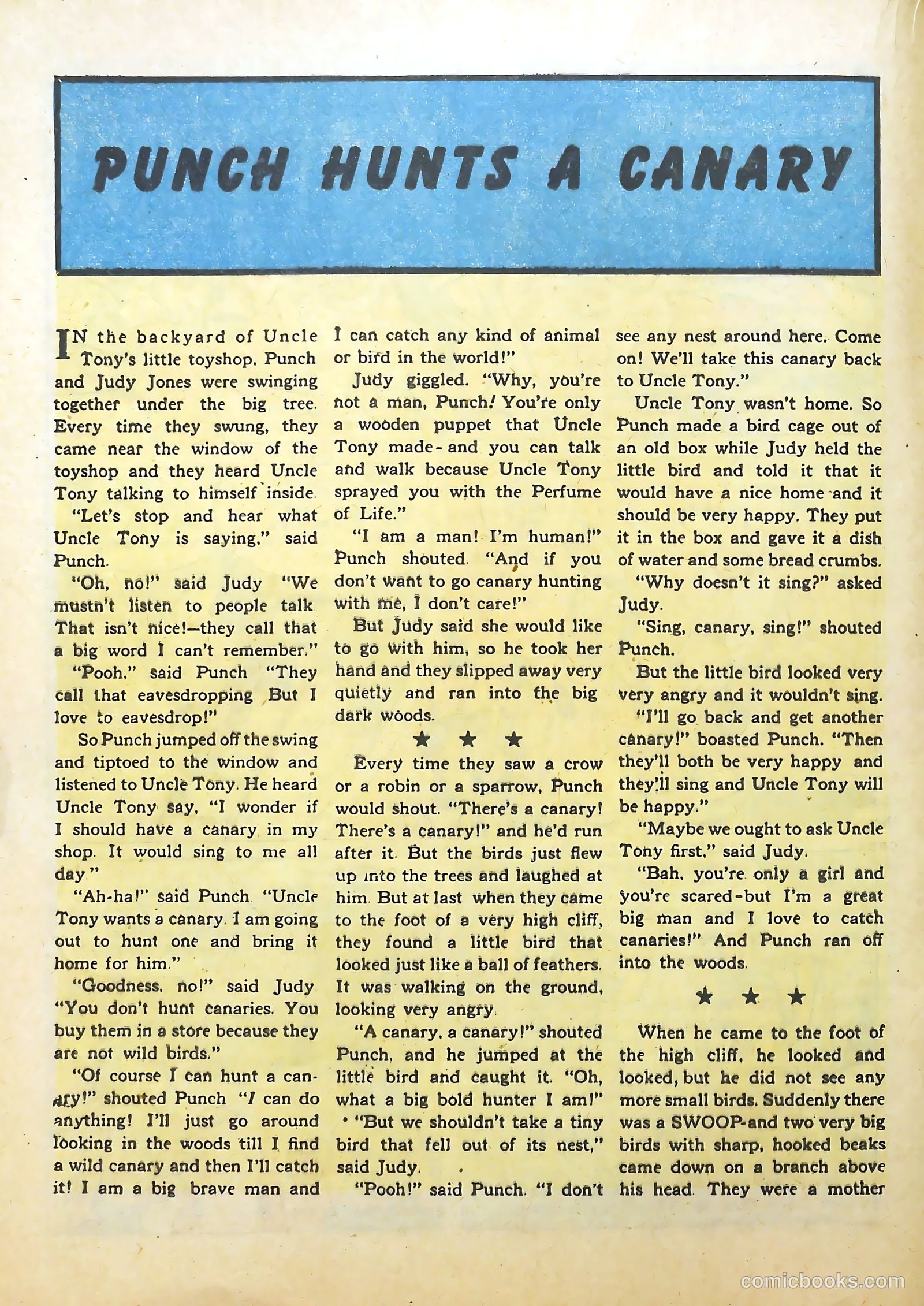 Punch and Judy Comics #3 (1946) — page 28 of 53