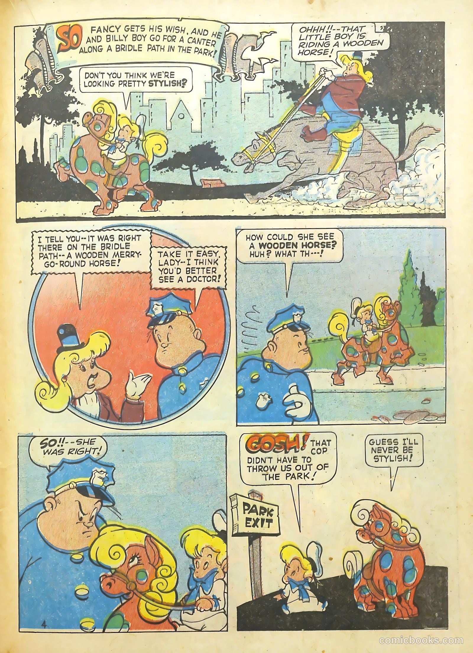 Punch and Judy Comics #5 (1951) — page 31 of 52