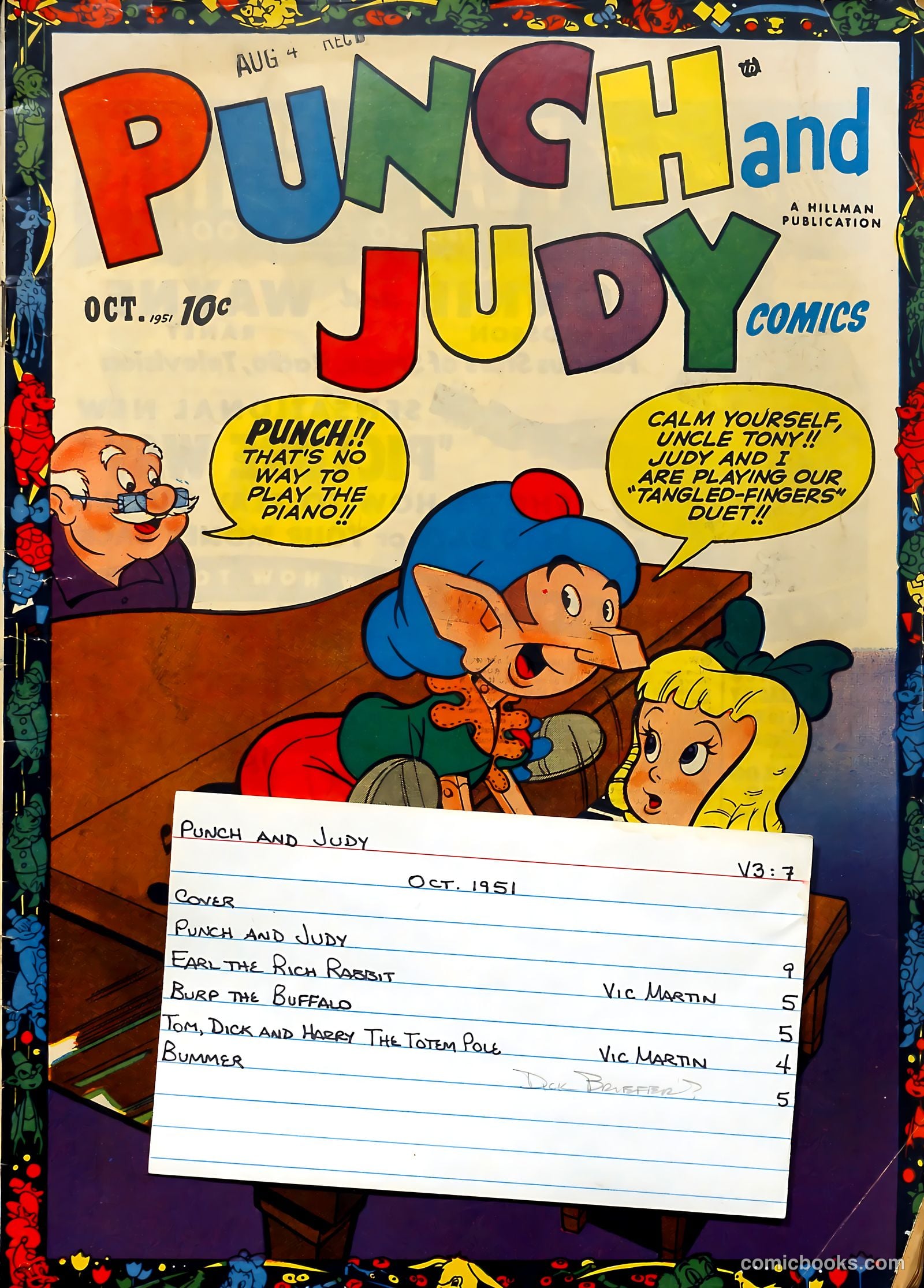 Punch and Judy Comics #7 (1946) — page 37 of 37