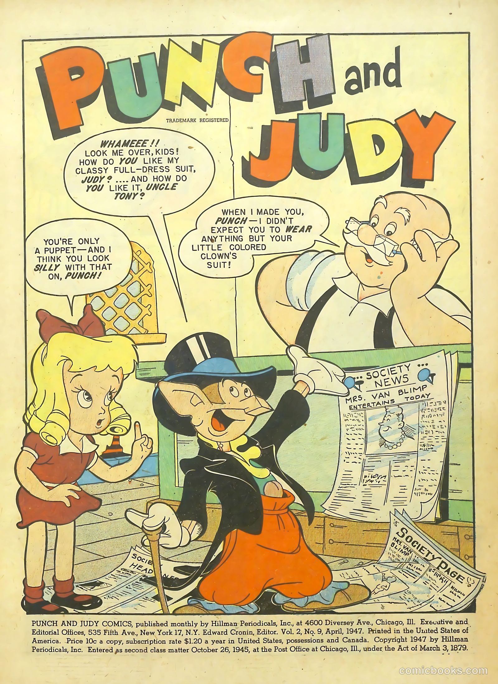 Punch and Judy Comics #9 (1947) — page 3 of 54