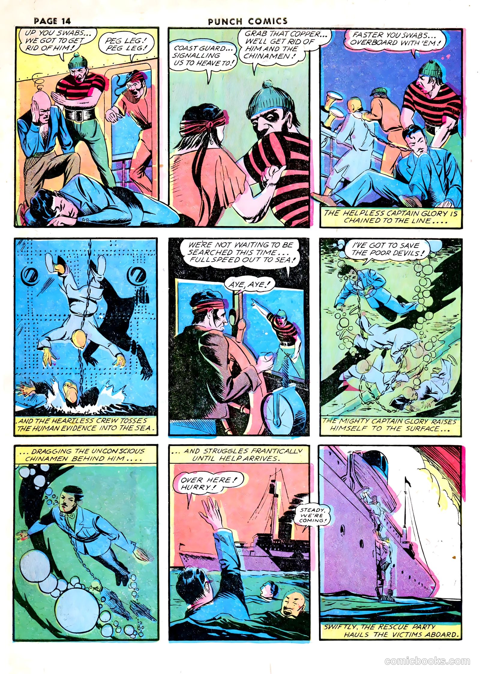 Punch Comics #1 (1941) — page 16 of 68