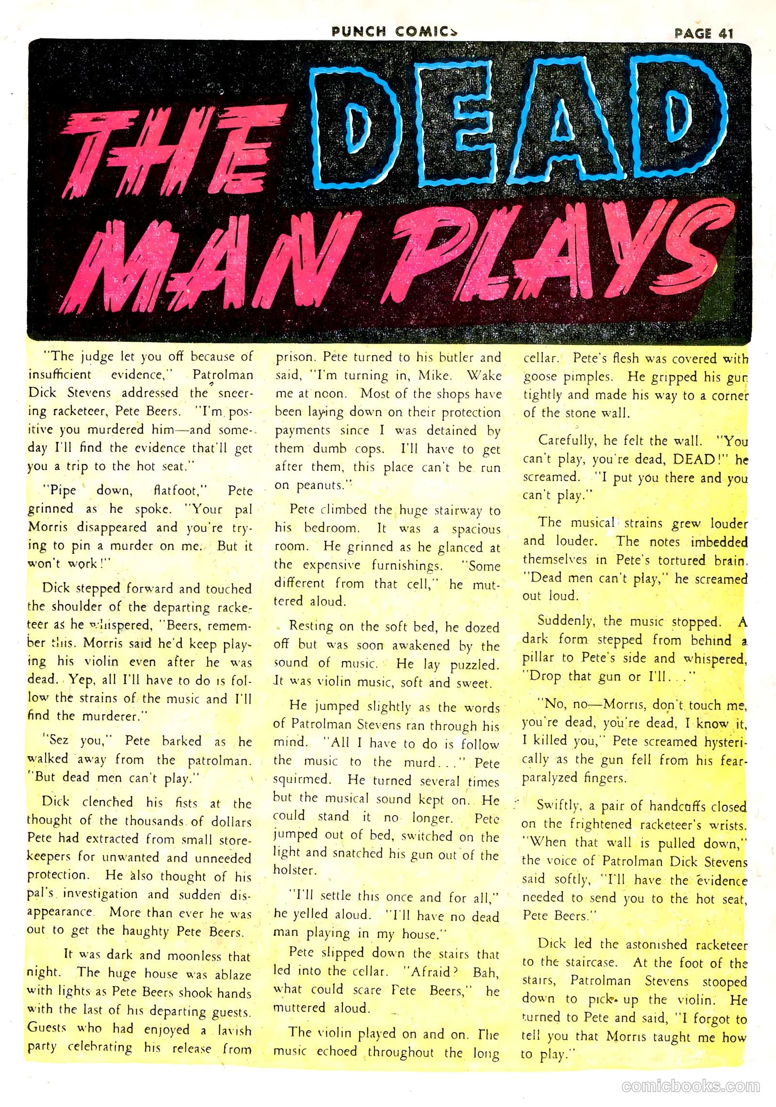 Punch Comics #1 (1941) — page 43 of 68