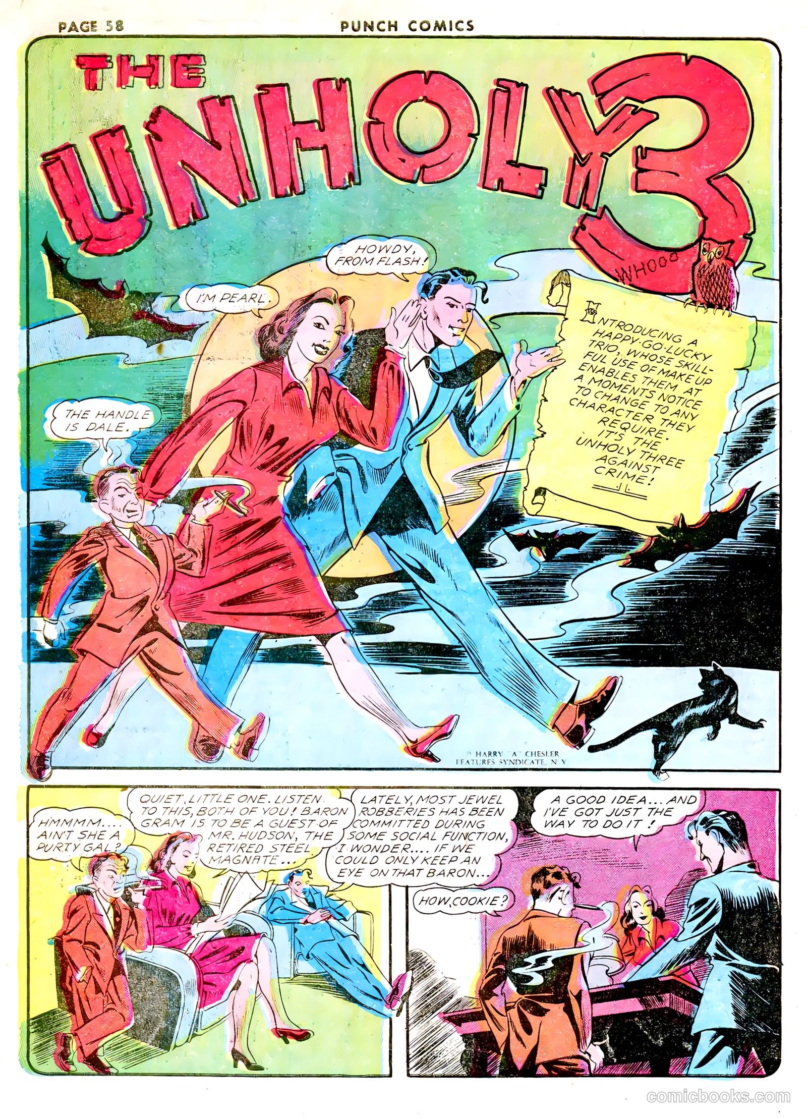 Punch Comics #1 (1941) — page 60 of 68