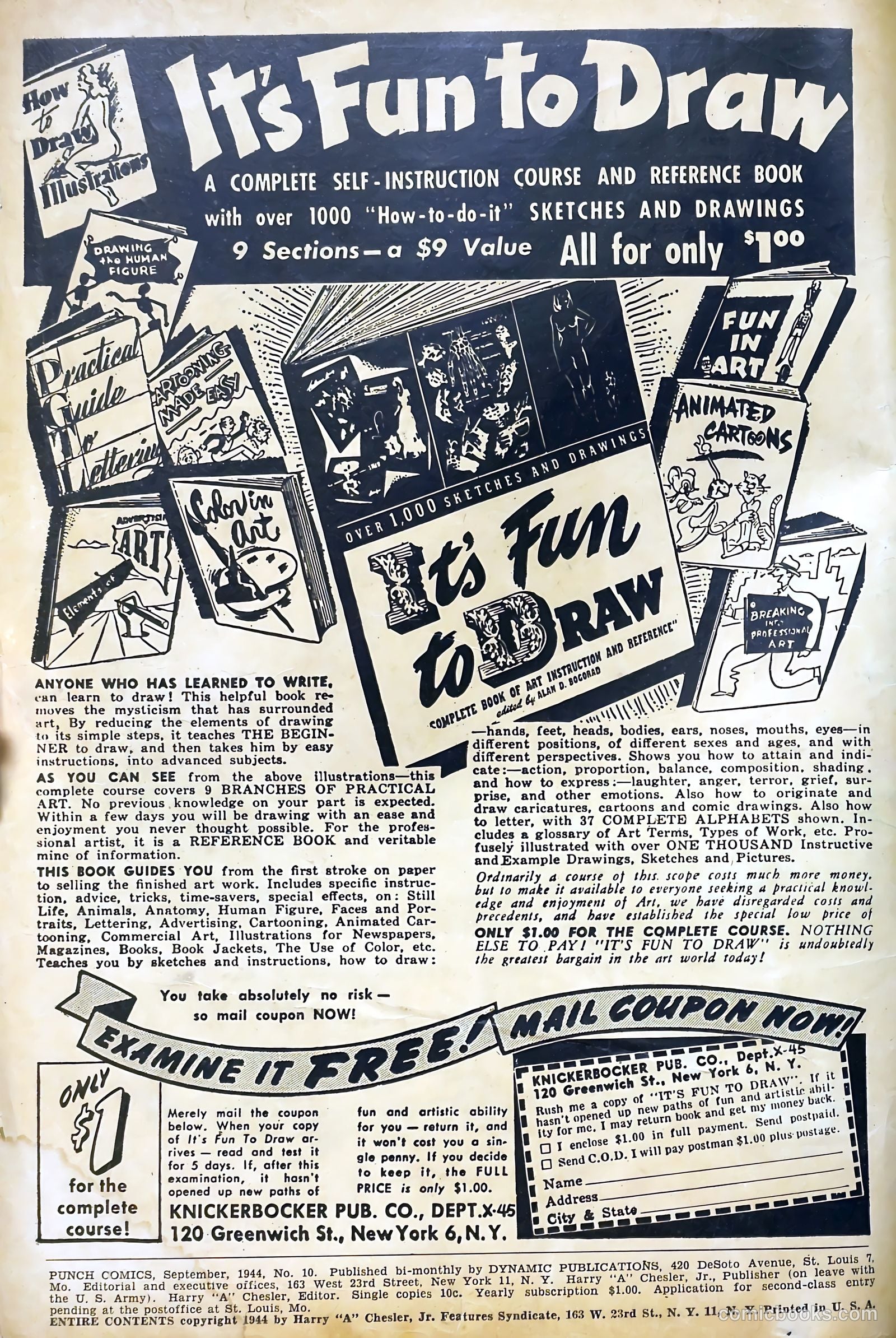 Punch Comics #10 (1944) — page 2 of 52