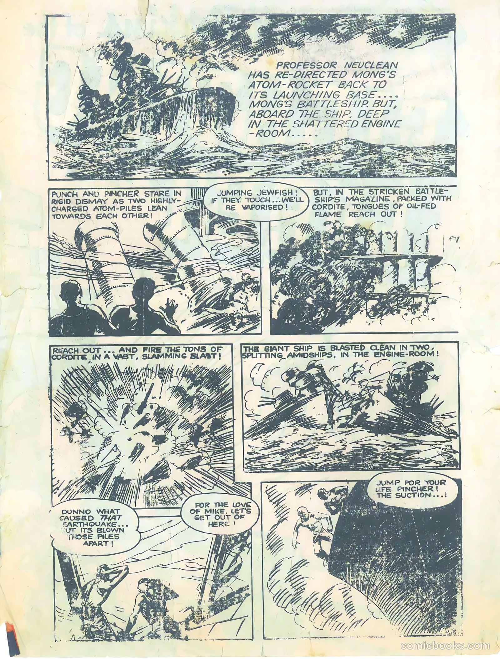 "Punch" Perkins of the Fighting Fleet #5 (1951) — page 2 of 20