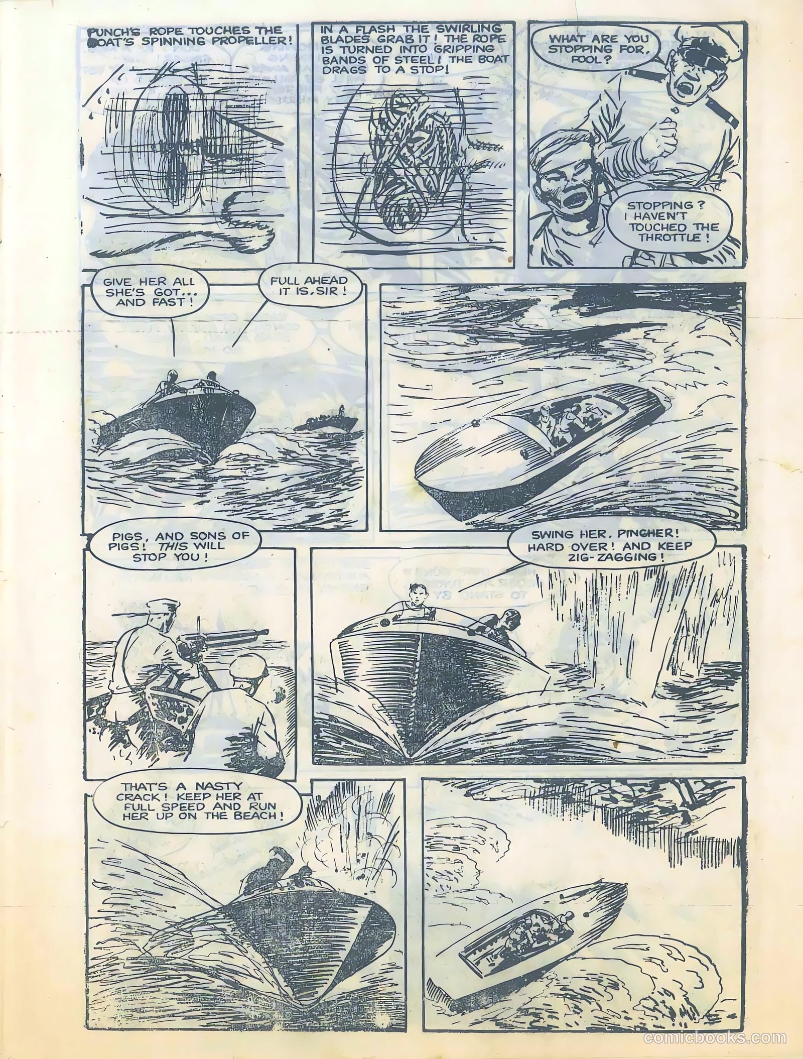 "Punch" Perkins of the Fighting Fleet #5 (1951) — page 5 of 20