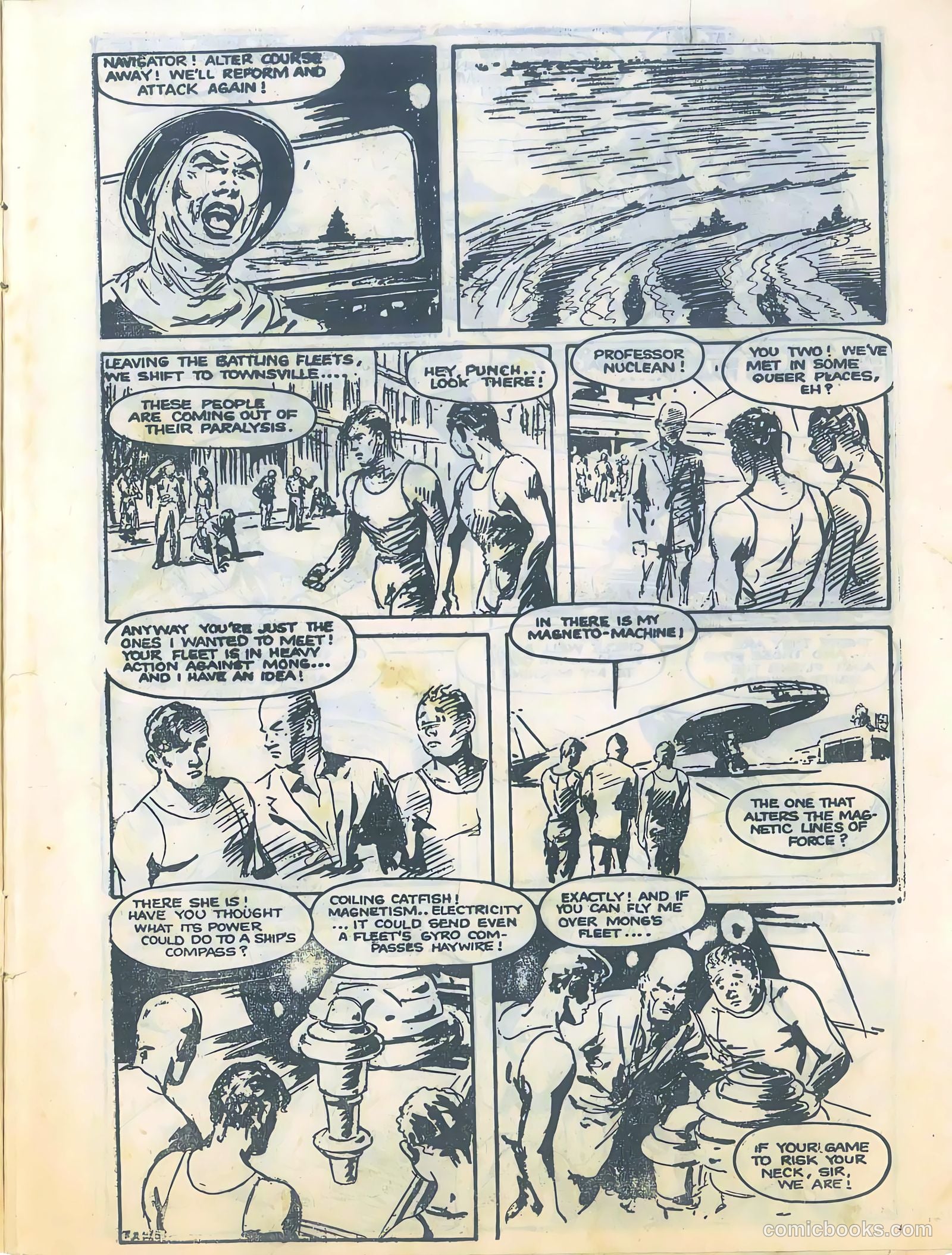 "Punch" Perkins of the Fighting Fleet #5 (1951) — page 7 of 20