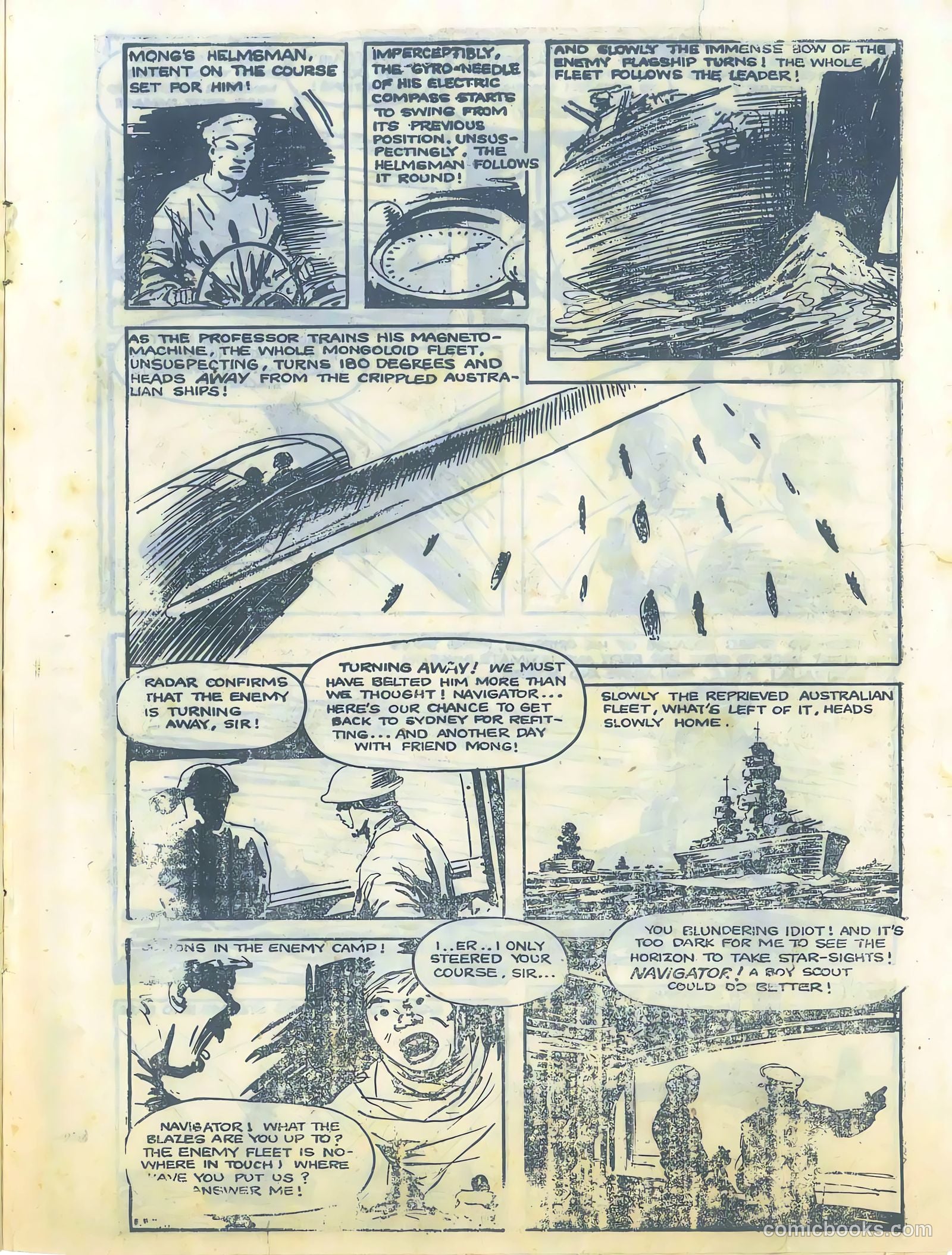 "Punch" Perkins of the Fighting Fleet #5 (1951) — page 9 of 20