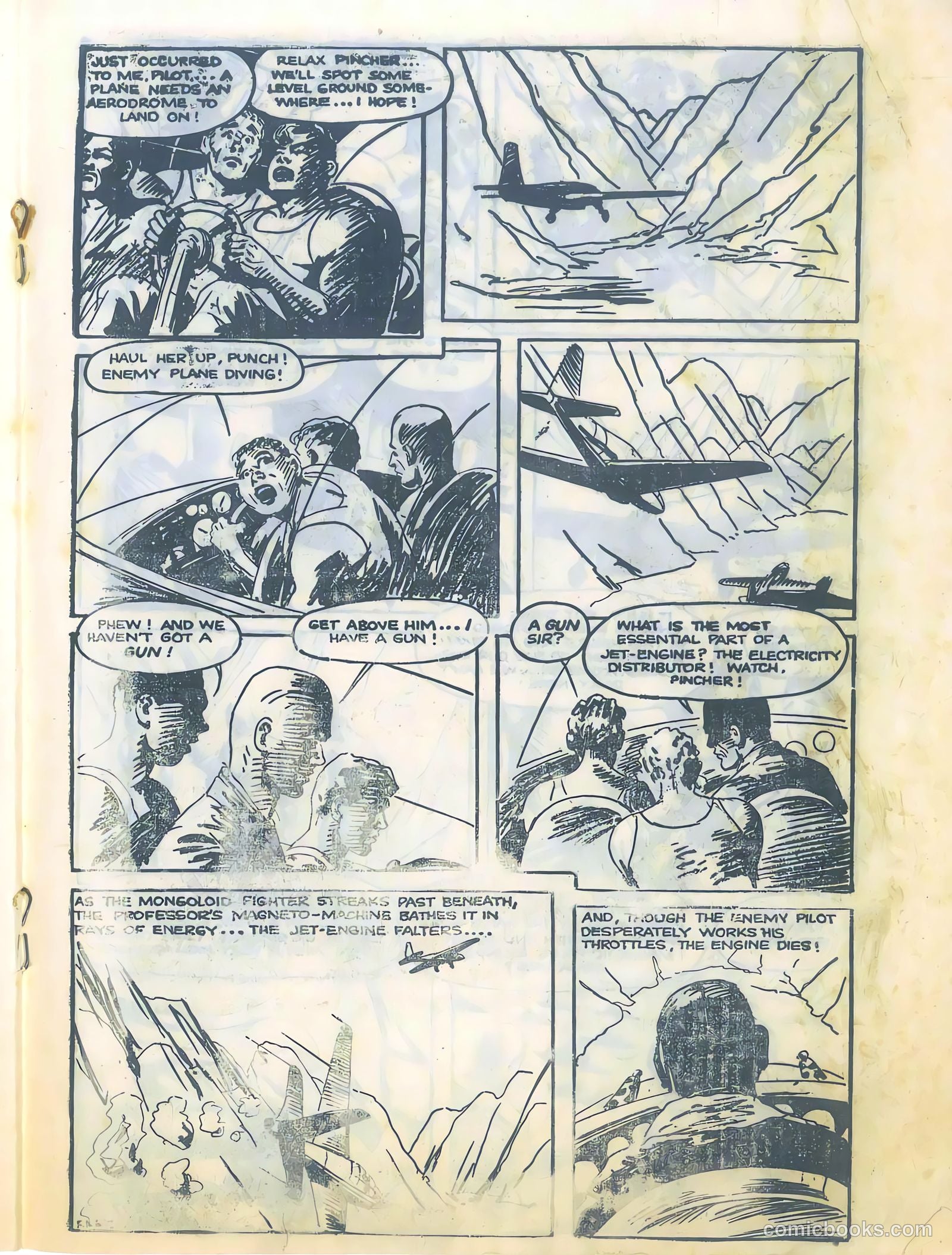 "Punch" Perkins of the Fighting Fleet #5 (1951) — page 11 of 20