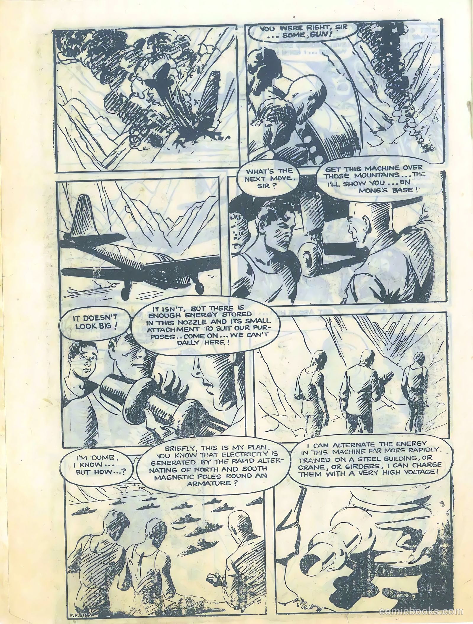 "Punch" Perkins of the Fighting Fleet #5 (1951) — page 12 of 20