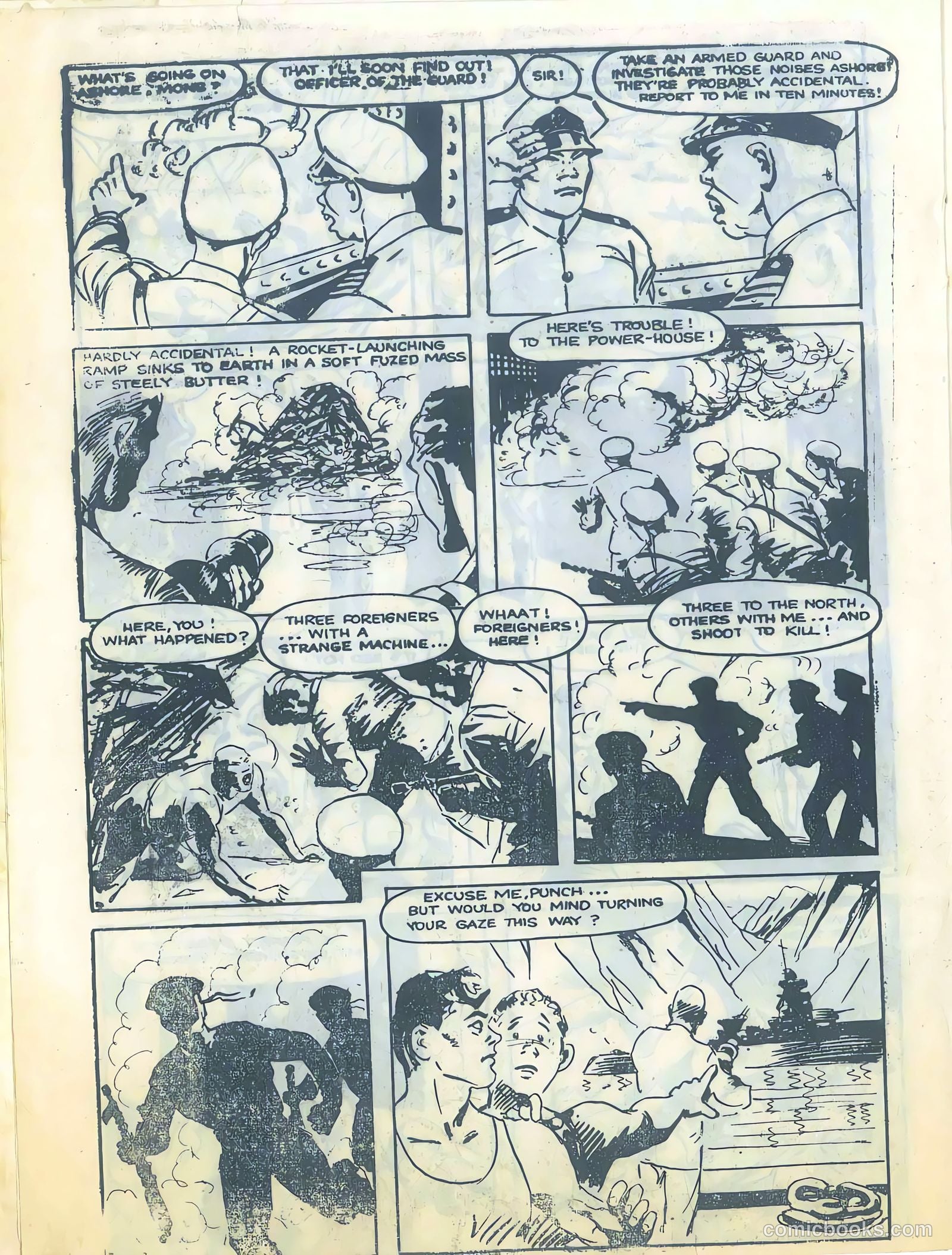 "Punch" Perkins of the Fighting Fleet #5 (1951) — page 14 of 20