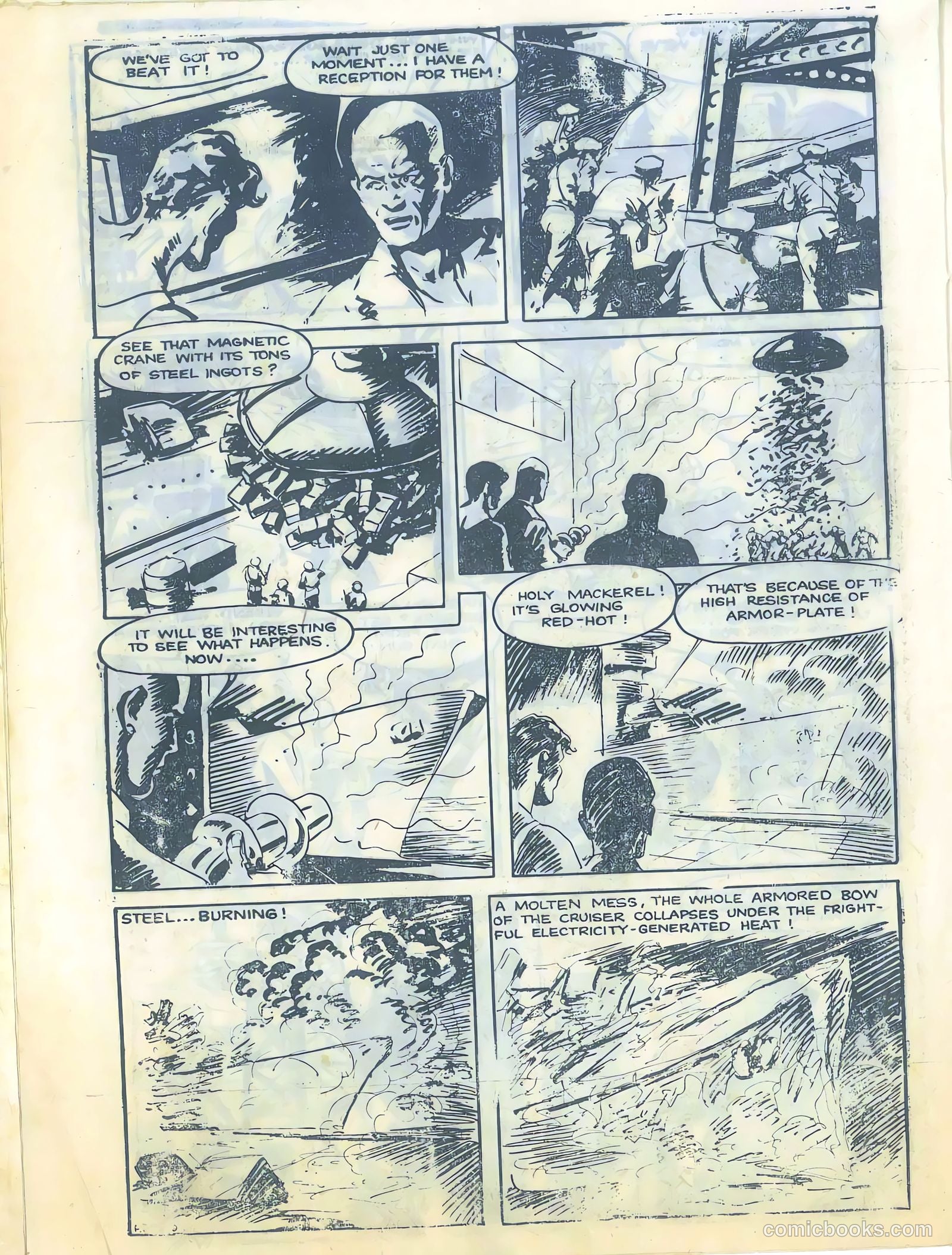 "Punch" Perkins of the Fighting Fleet #5 (1951) — page 16 of 20