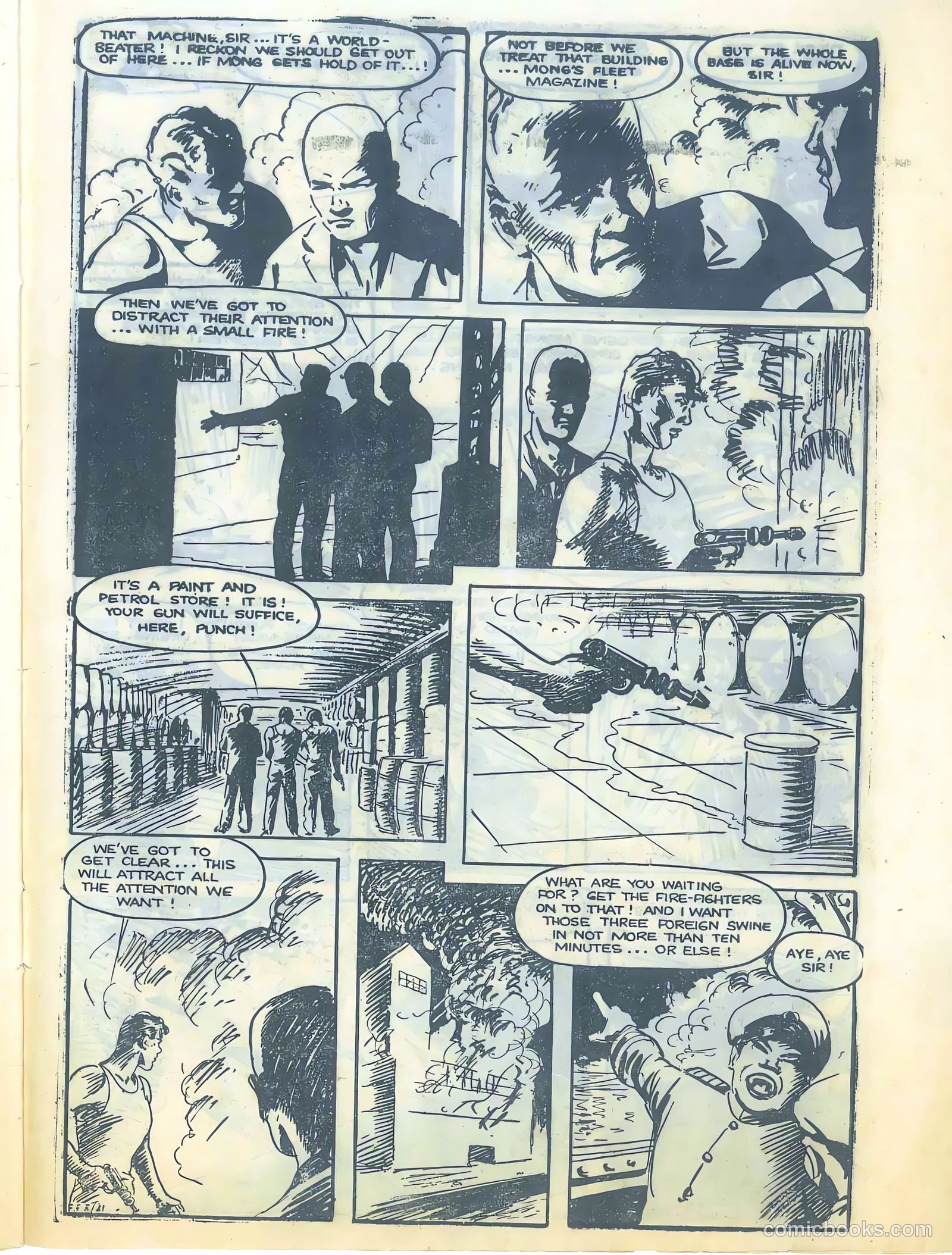 "Punch" Perkins of the Fighting Fleet #5 (1951) — page 17 of 20
