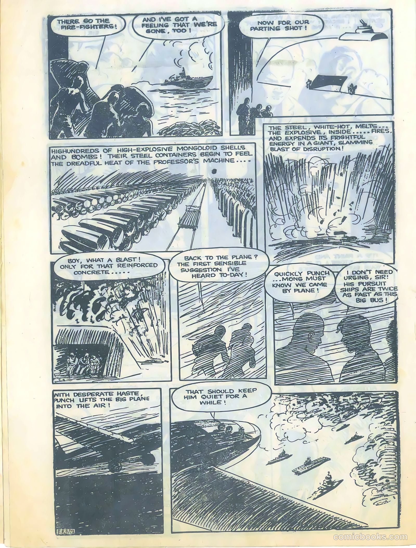 "Punch" Perkins of the Fighting Fleet #5 (1951) — page 18 of 20