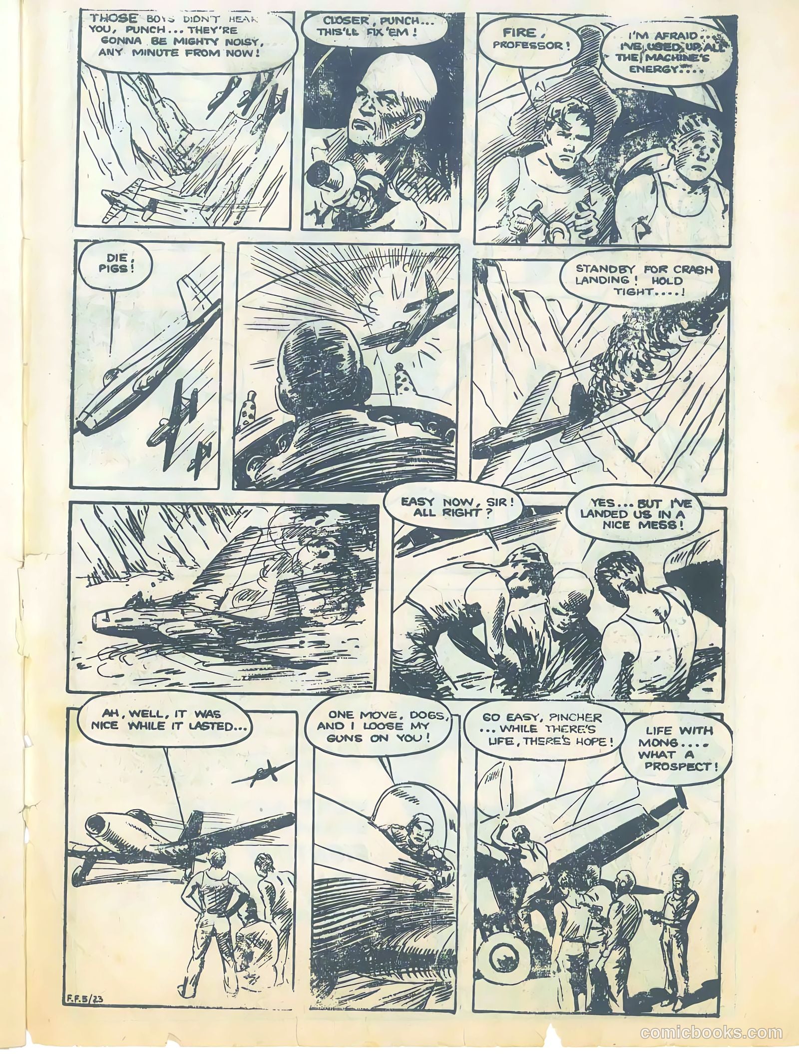 "Punch" Perkins of the Fighting Fleet #5 (1951) — page 19 of 20