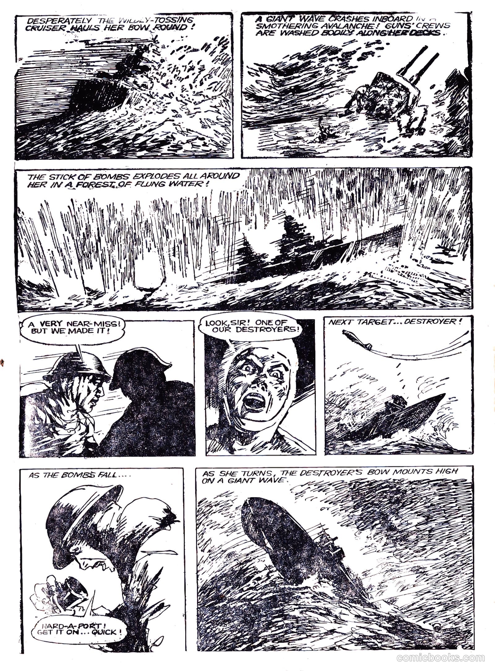 "Punch" Perkins of the Fighting Fleet #7 (1951) — page 3 of 18
