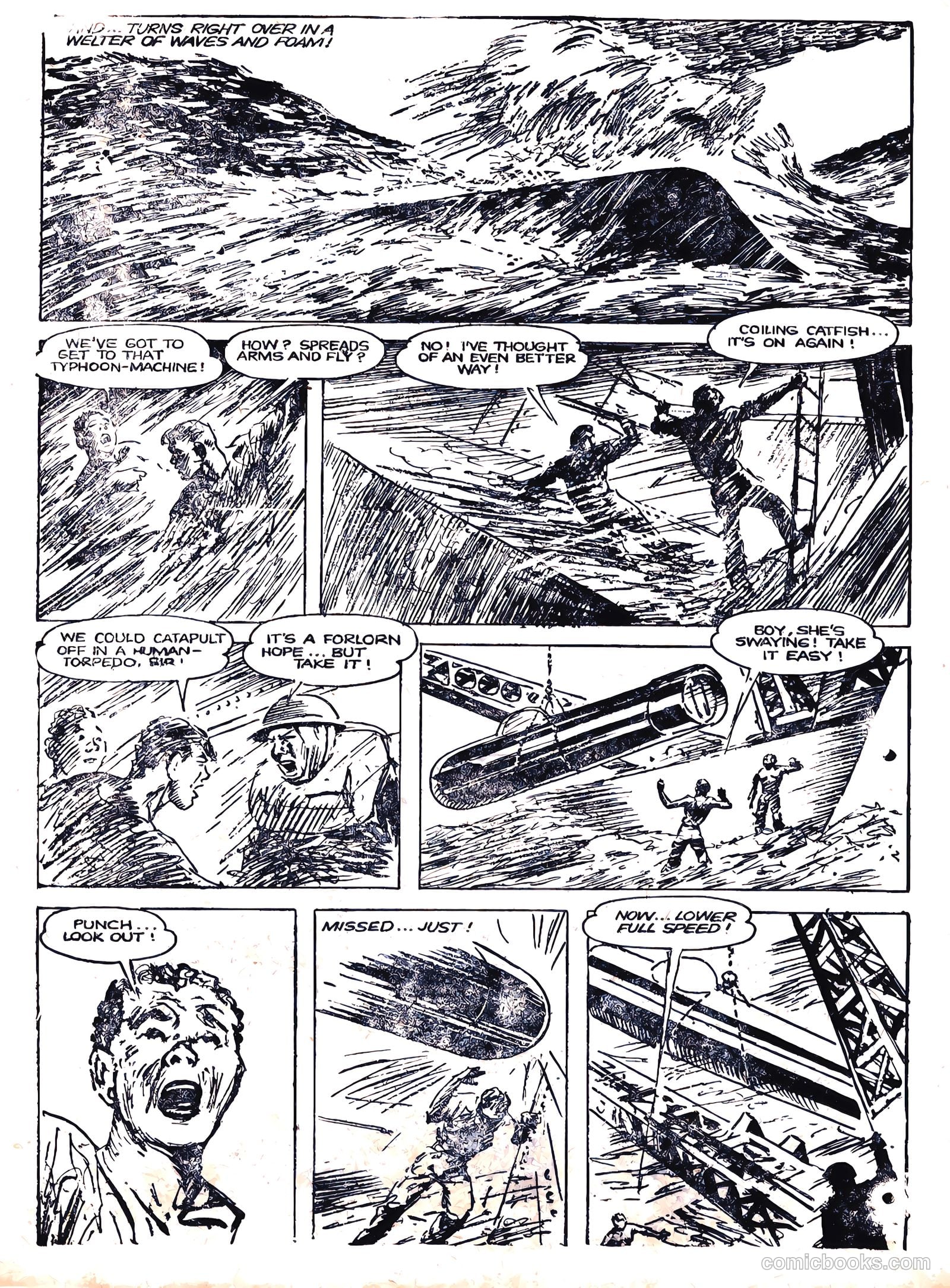 "Punch" Perkins of the Fighting Fleet #7 (1951) — page 4 of 18
