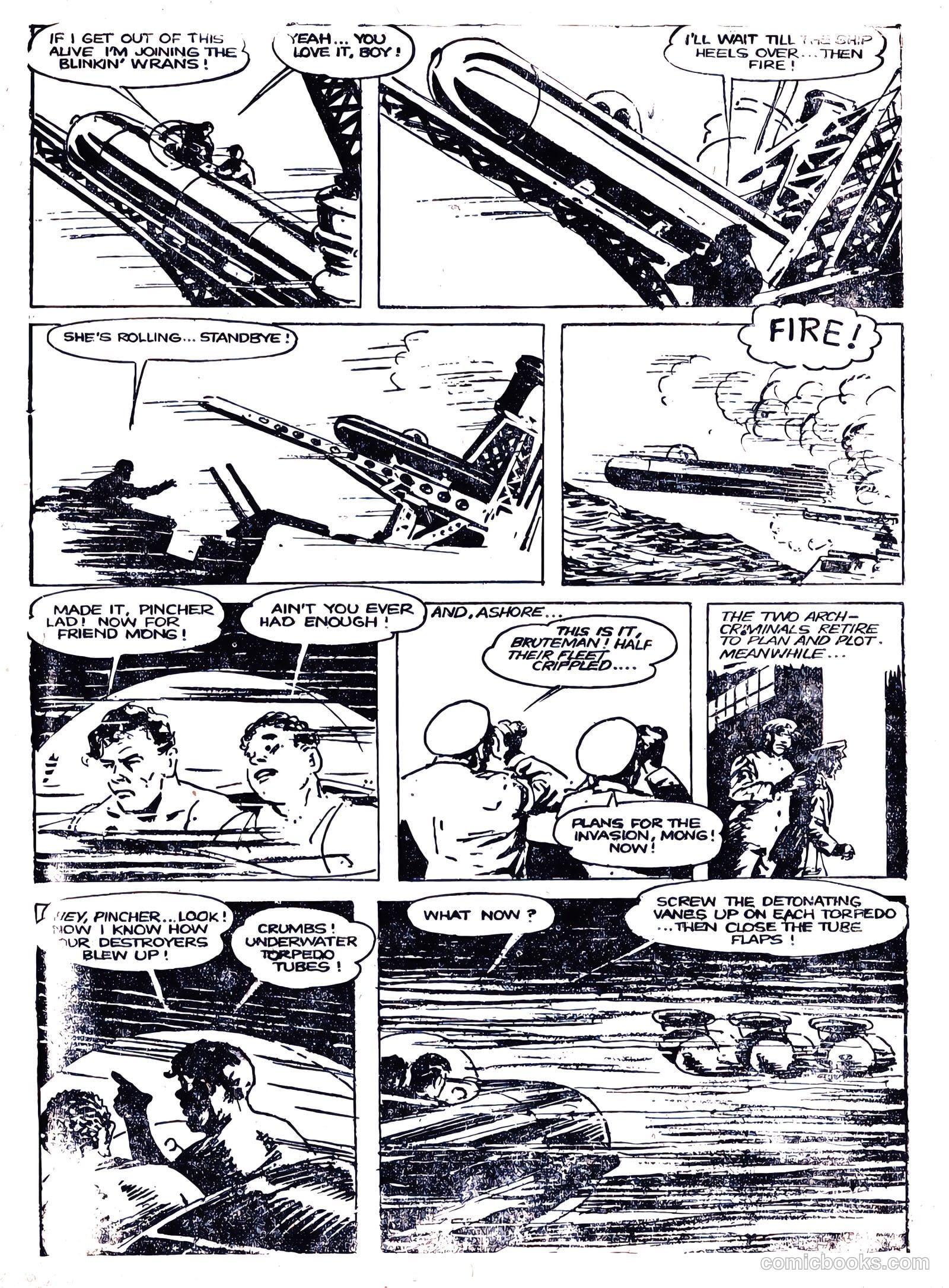 "Punch" Perkins of the Fighting Fleet #7 (1951) — page 5 of 18