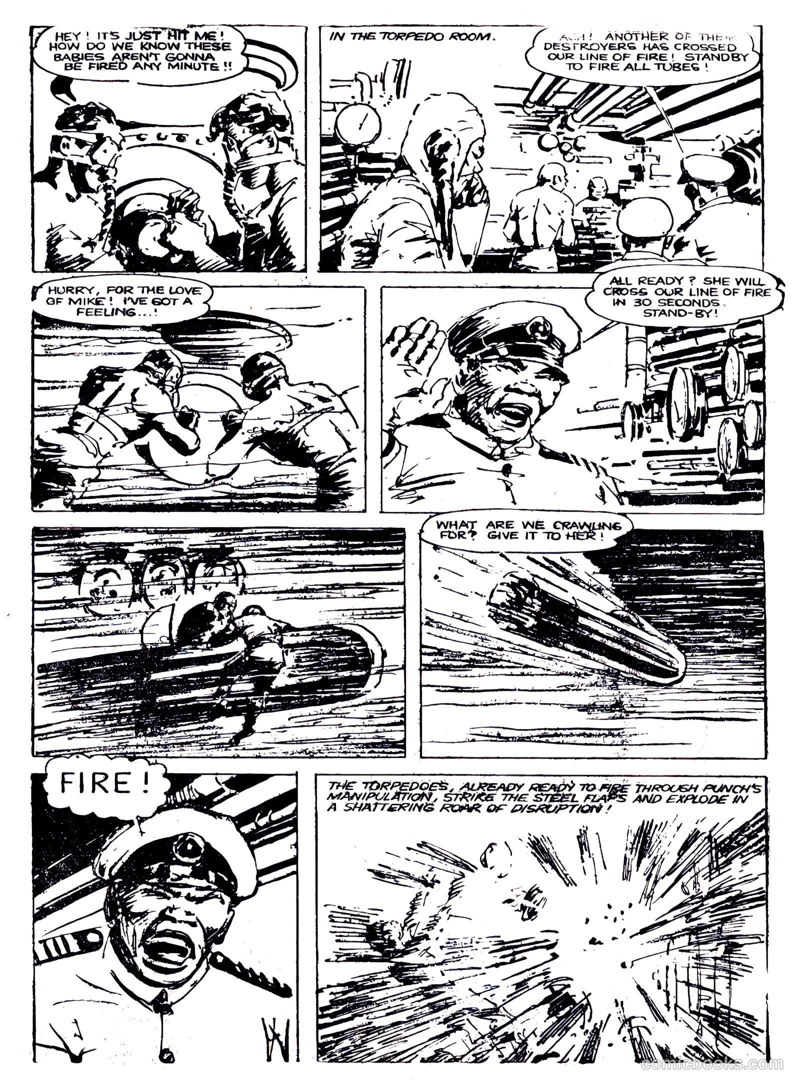 "Punch" Perkins of the Fighting Fleet #7 (1951) — page 6 of 18