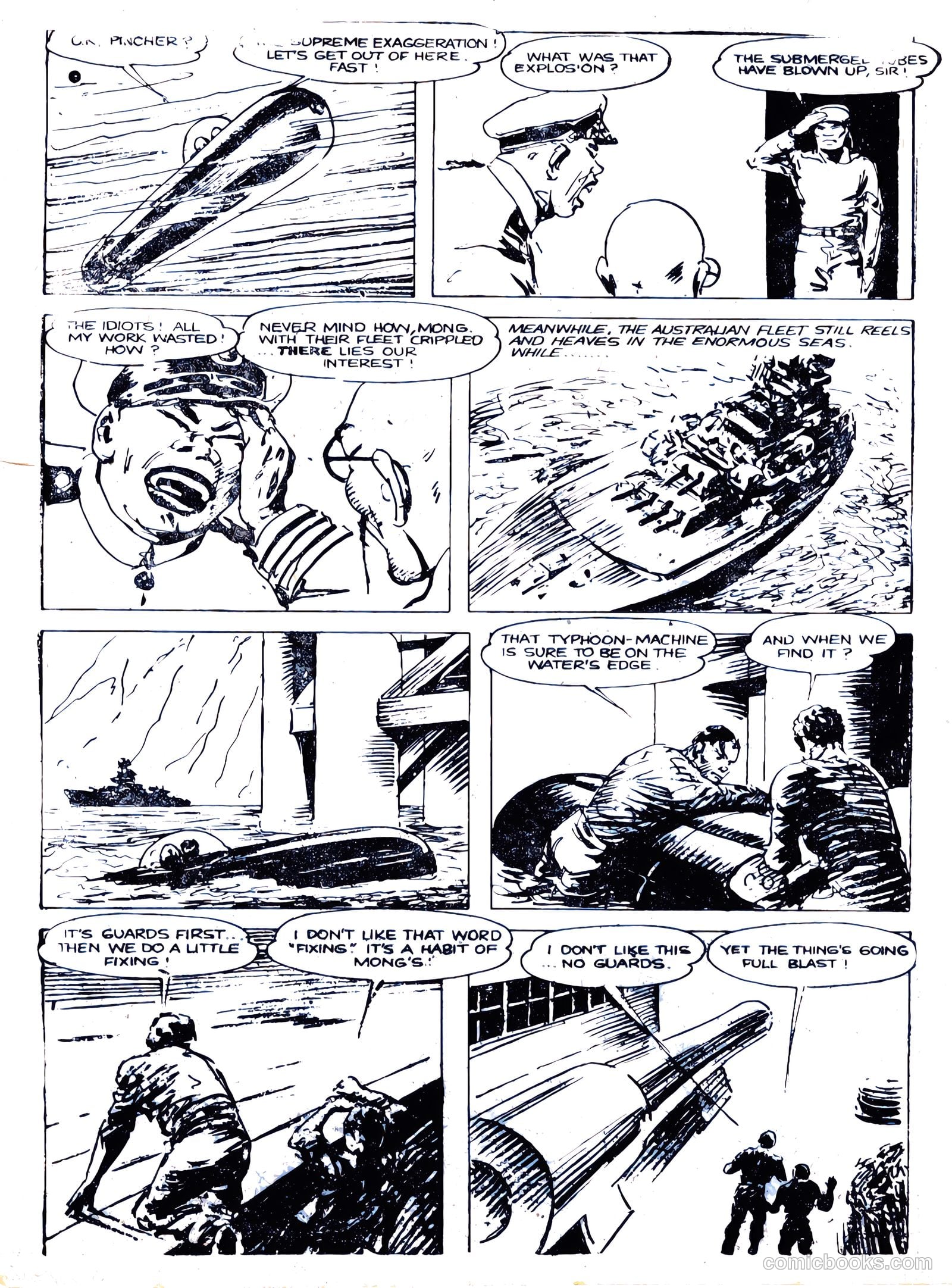 "Punch" Perkins of the Fighting Fleet #7 (1951) — page 7 of 18