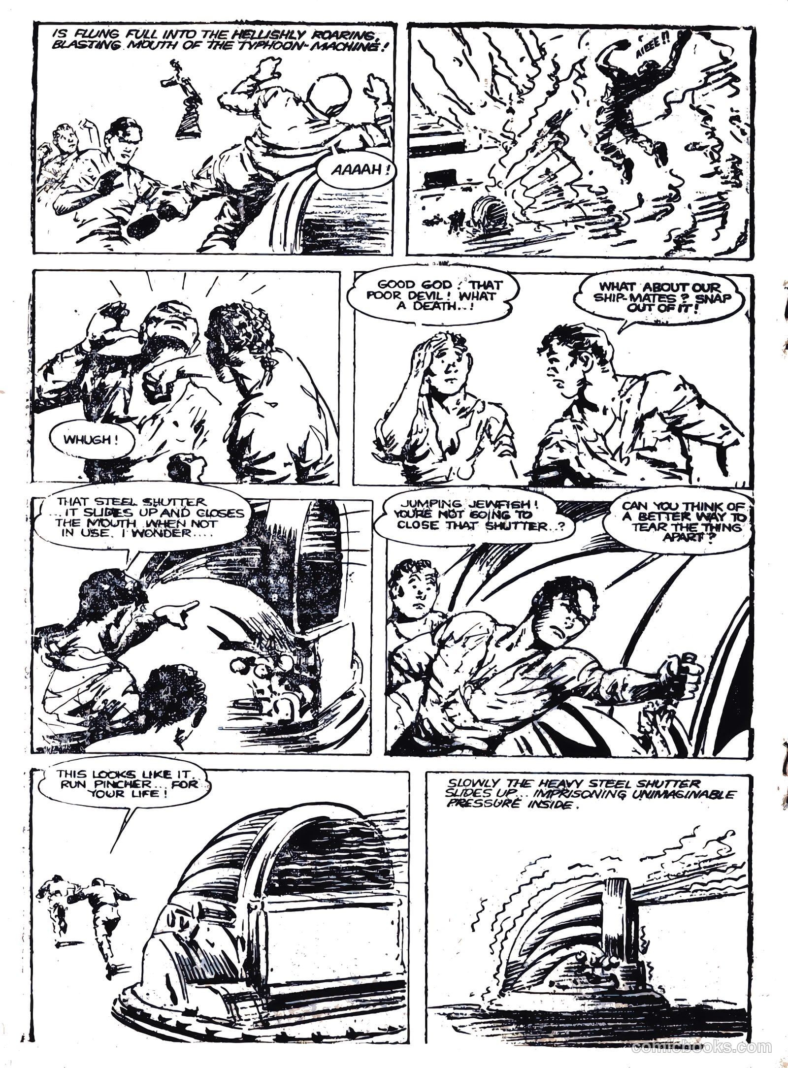 "Punch" Perkins of the Fighting Fleet #7 (1951) — page 9 of 18