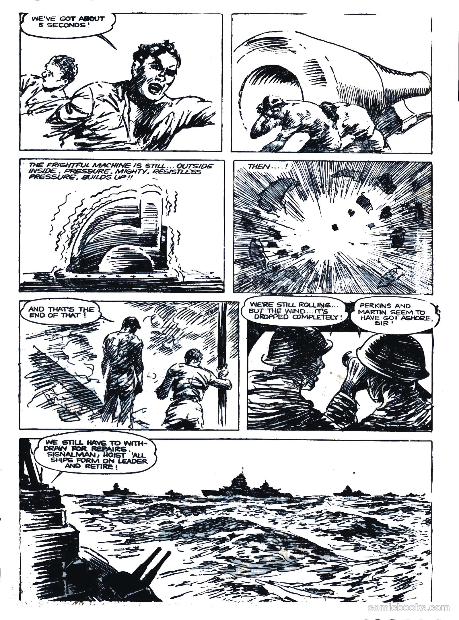 "Punch" Perkins of the Fighting Fleet #7 (1951) — page 10 of 18