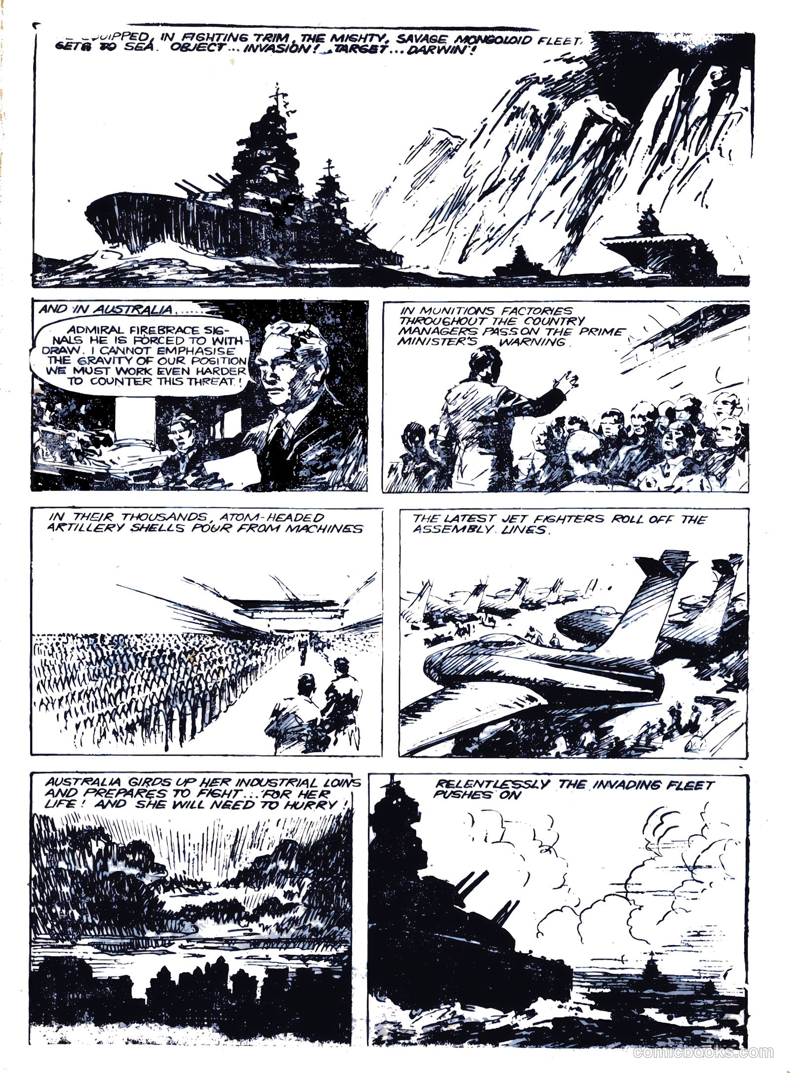 "Punch" Perkins of the Fighting Fleet #7 (1951) — page 11 of 18