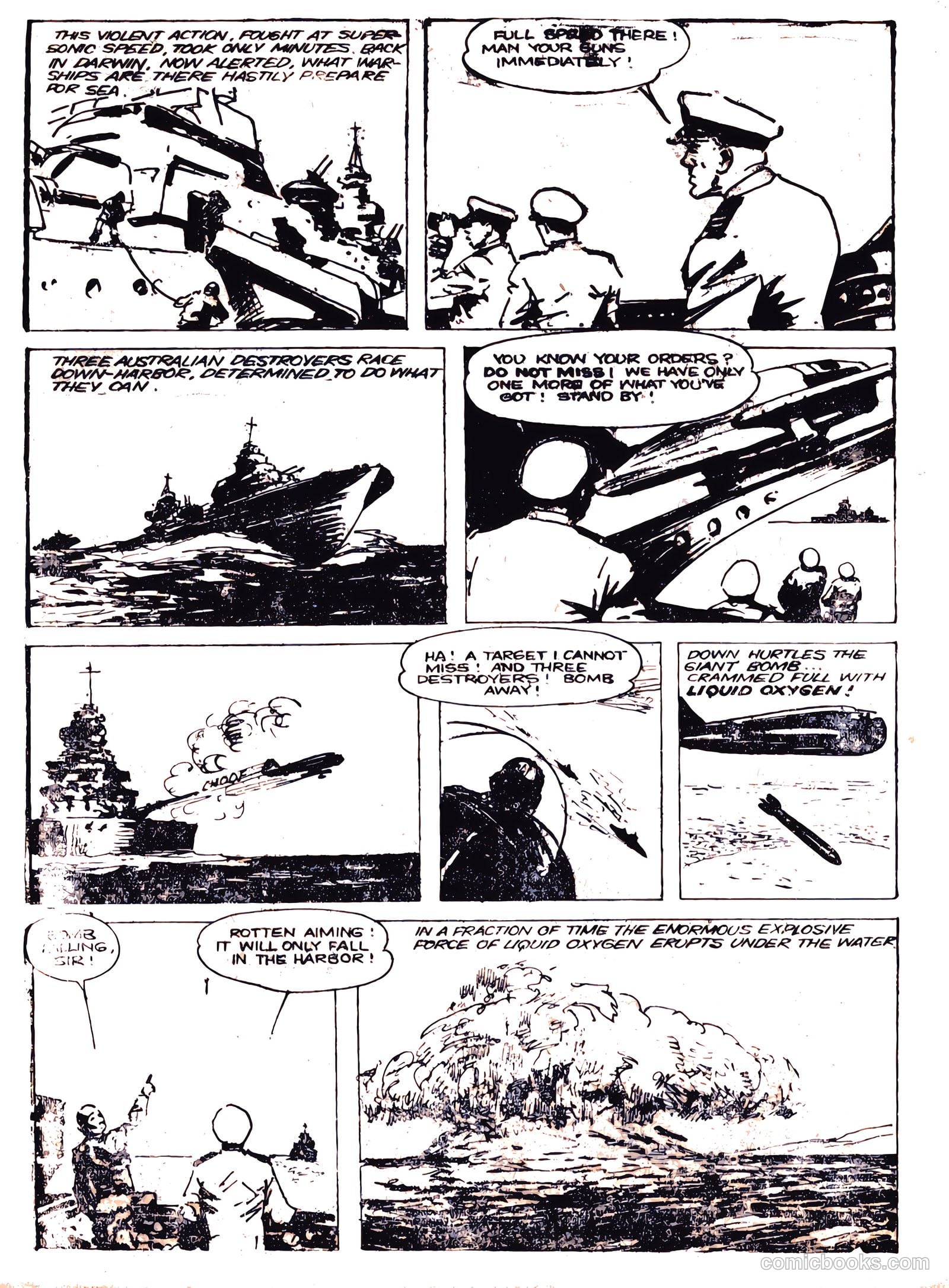 "Punch" Perkins of the Fighting Fleet #7 (1951) — page 14 of 18