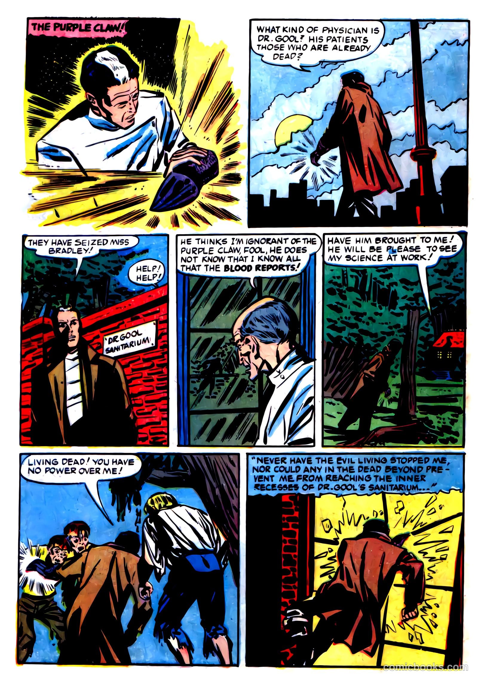 Purple Claw #8 (1958) — page 10 of 36