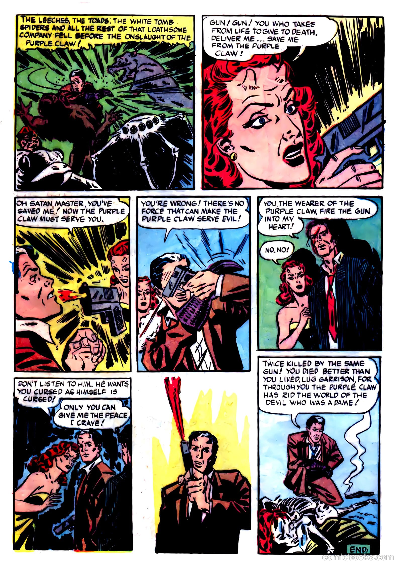 Purple Claw #8 (1958) — page 21 of 36
