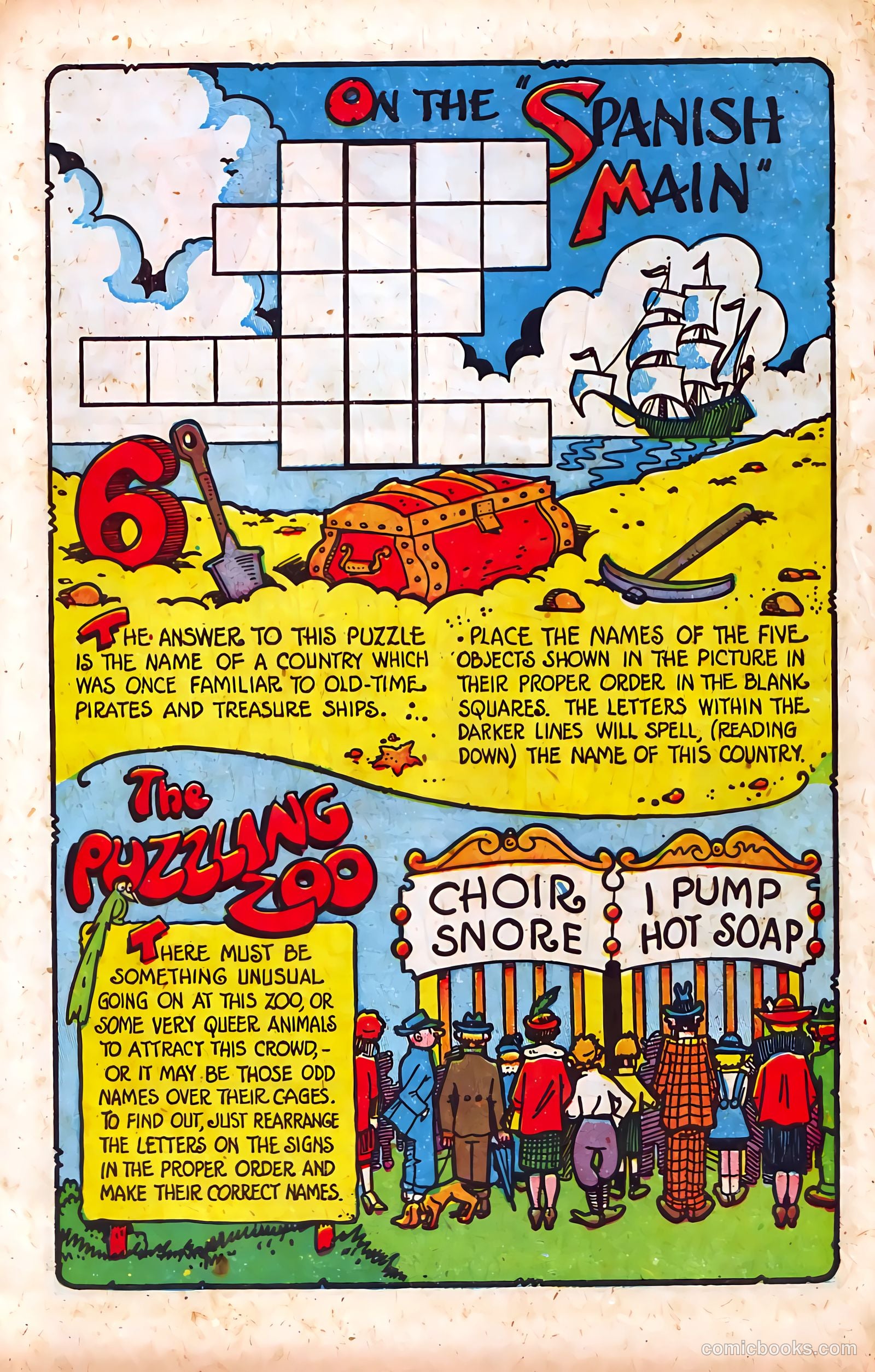 Puzzle-Fun Comics #2 (1946) — page 7 of 52